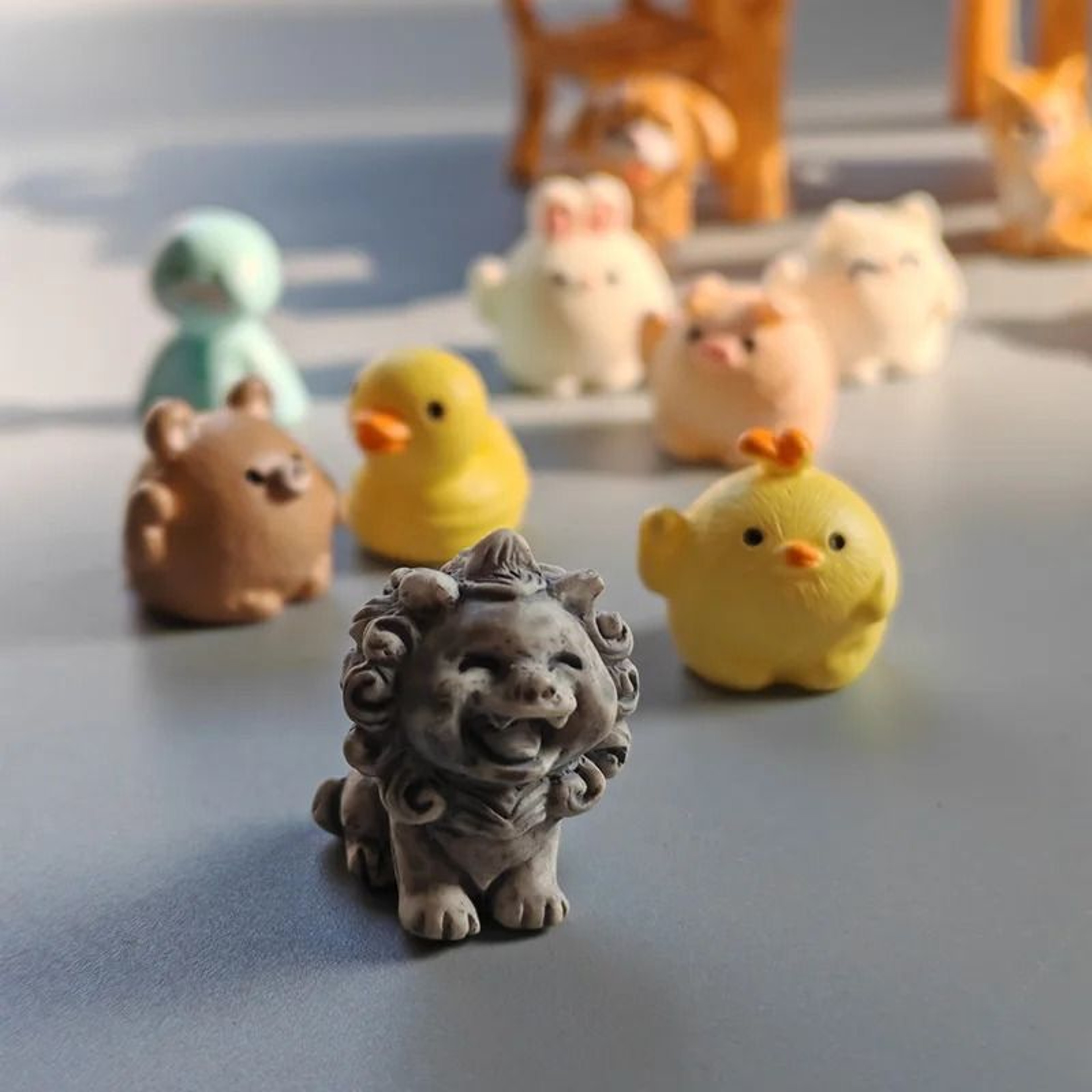 10Piece Miniature Animal Figurines Set 6