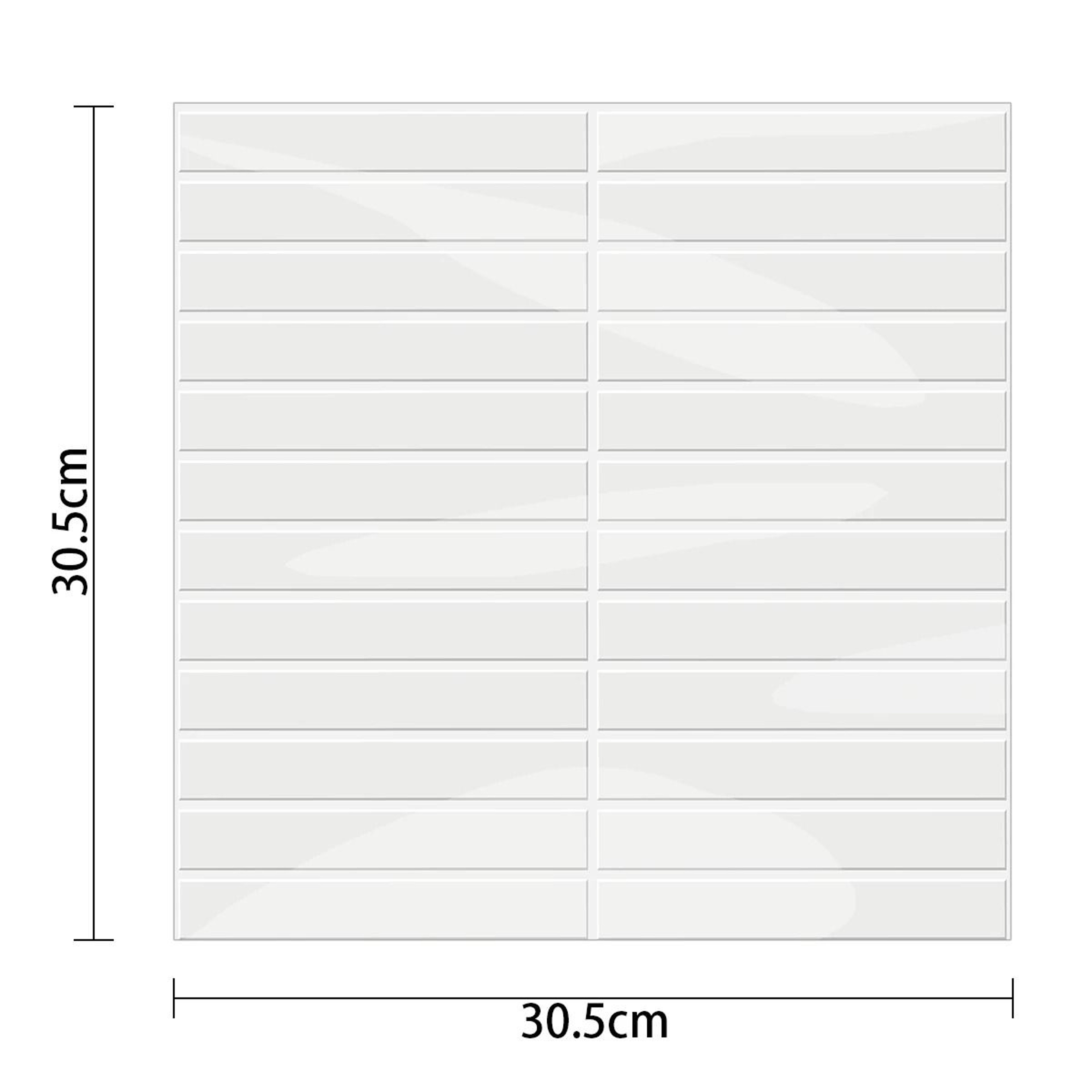 5Piece 3D Subway Tile Peel And Stick Backsplash 13