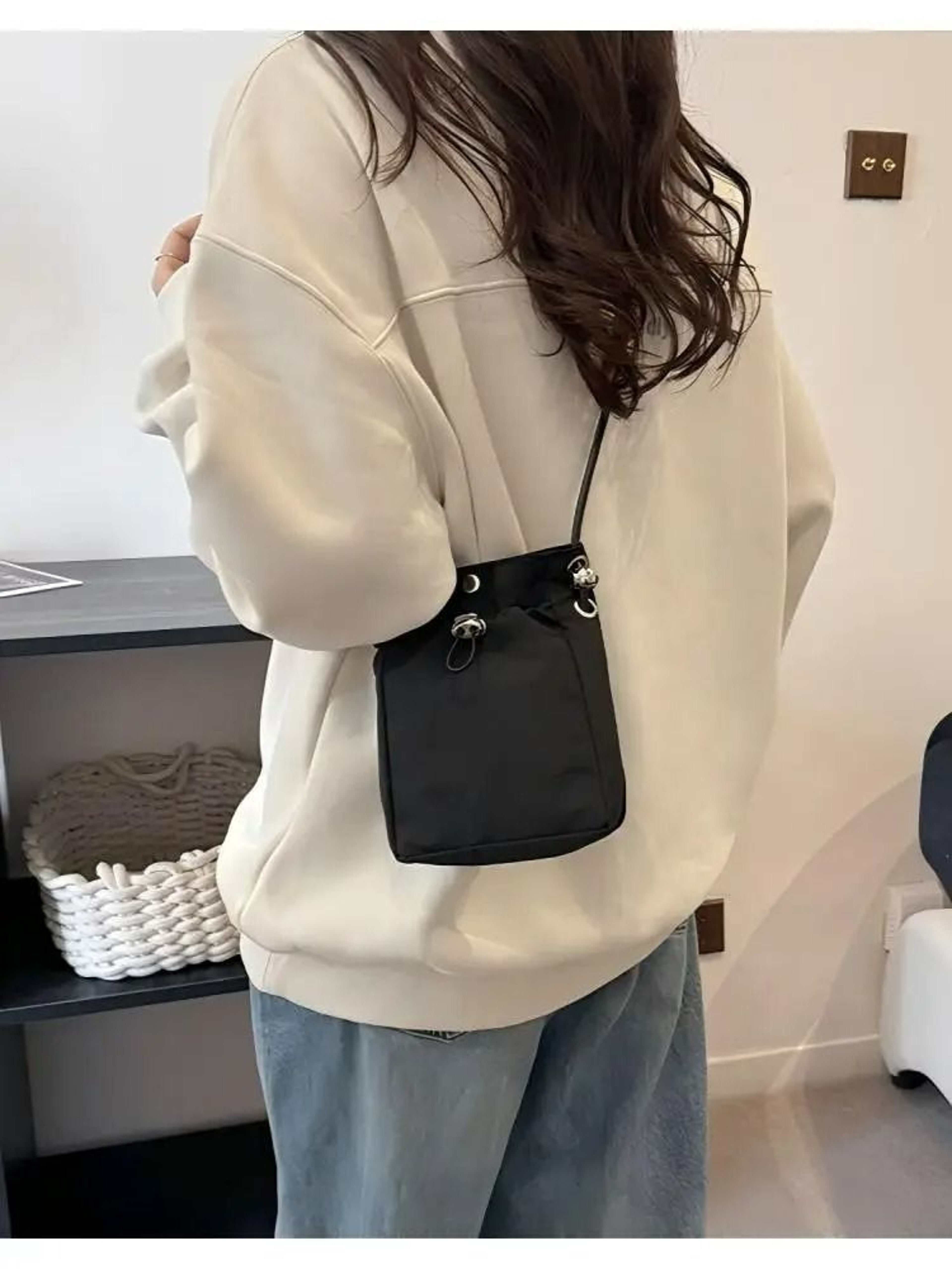 Soft Mini Nylon Crossbody Phone Bag And Wallet 2
