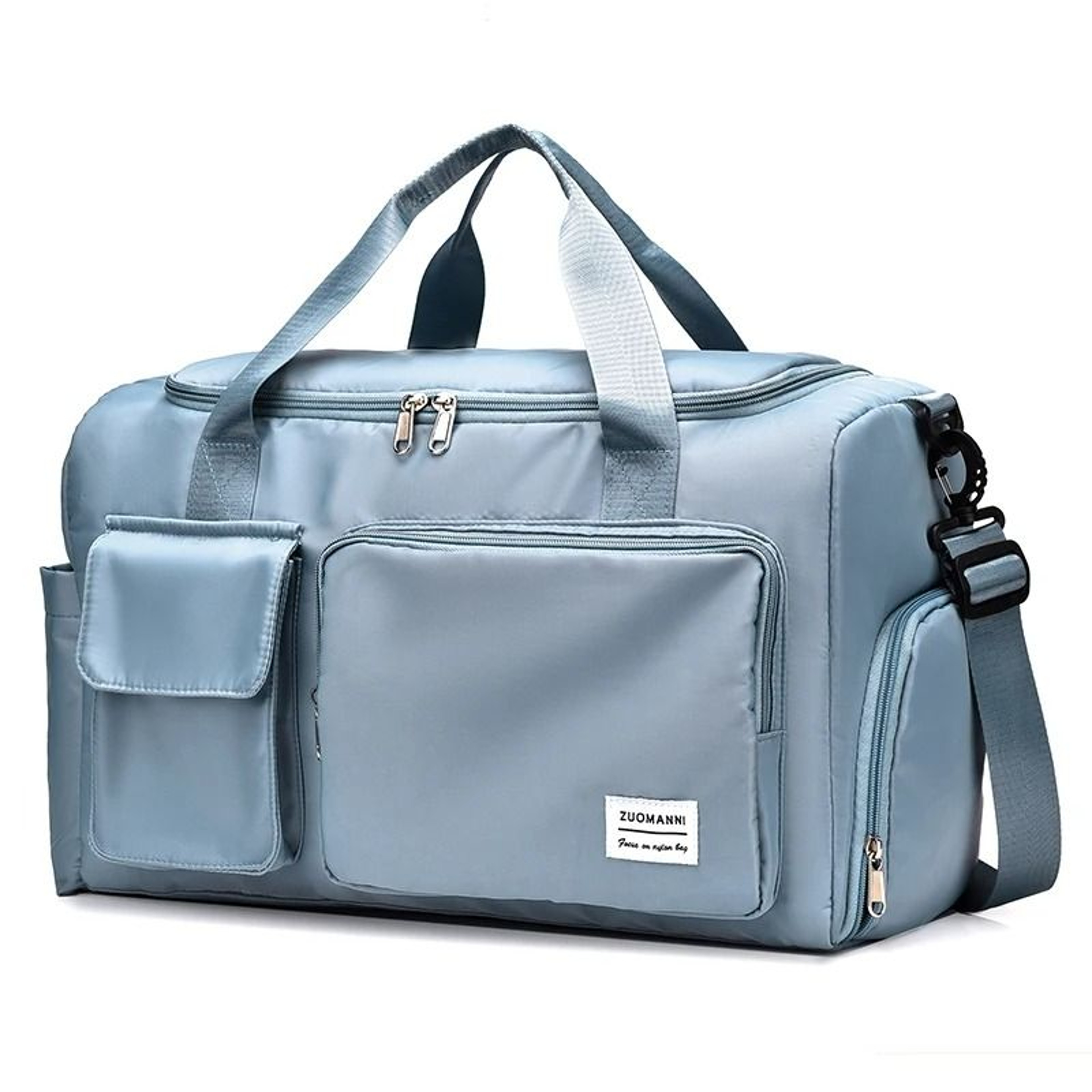 Waterproof Travel Weekender Duffle Bag With Shoe Compartment 9