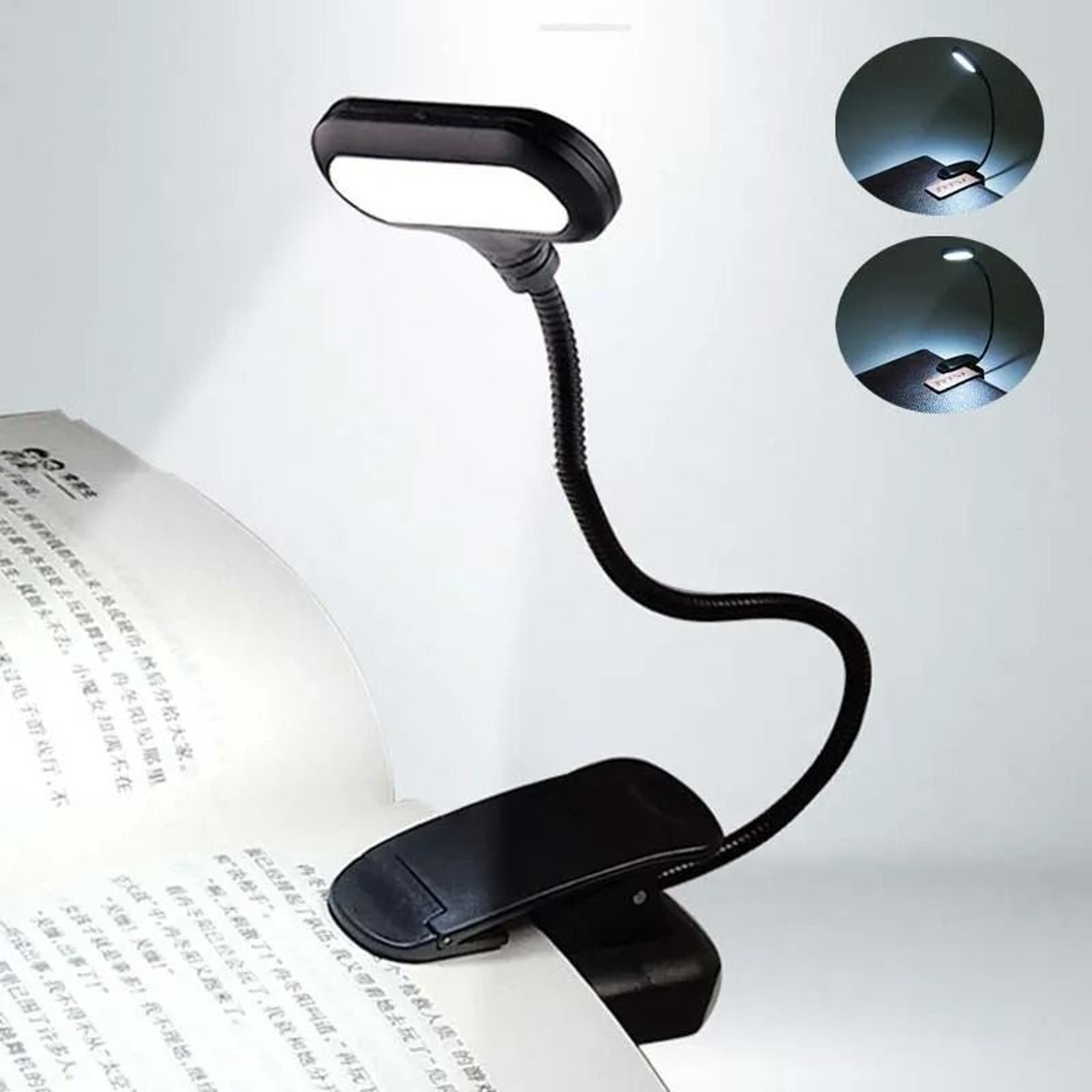 Mini BatteryPowered ClipOn LED Table  Book Lamp 0
