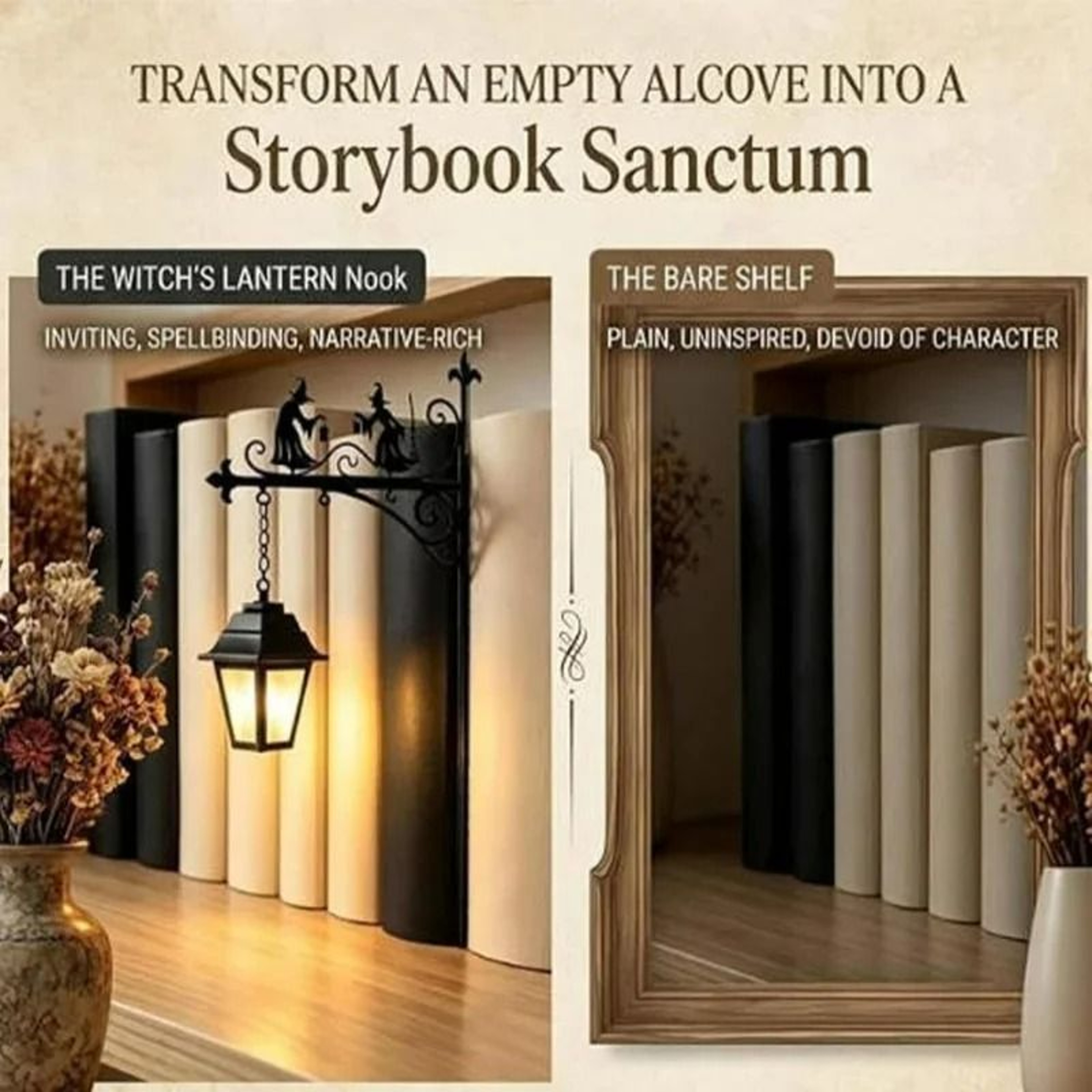 Mini Library Lantern Bookshelf  Book Nook Lamp 2