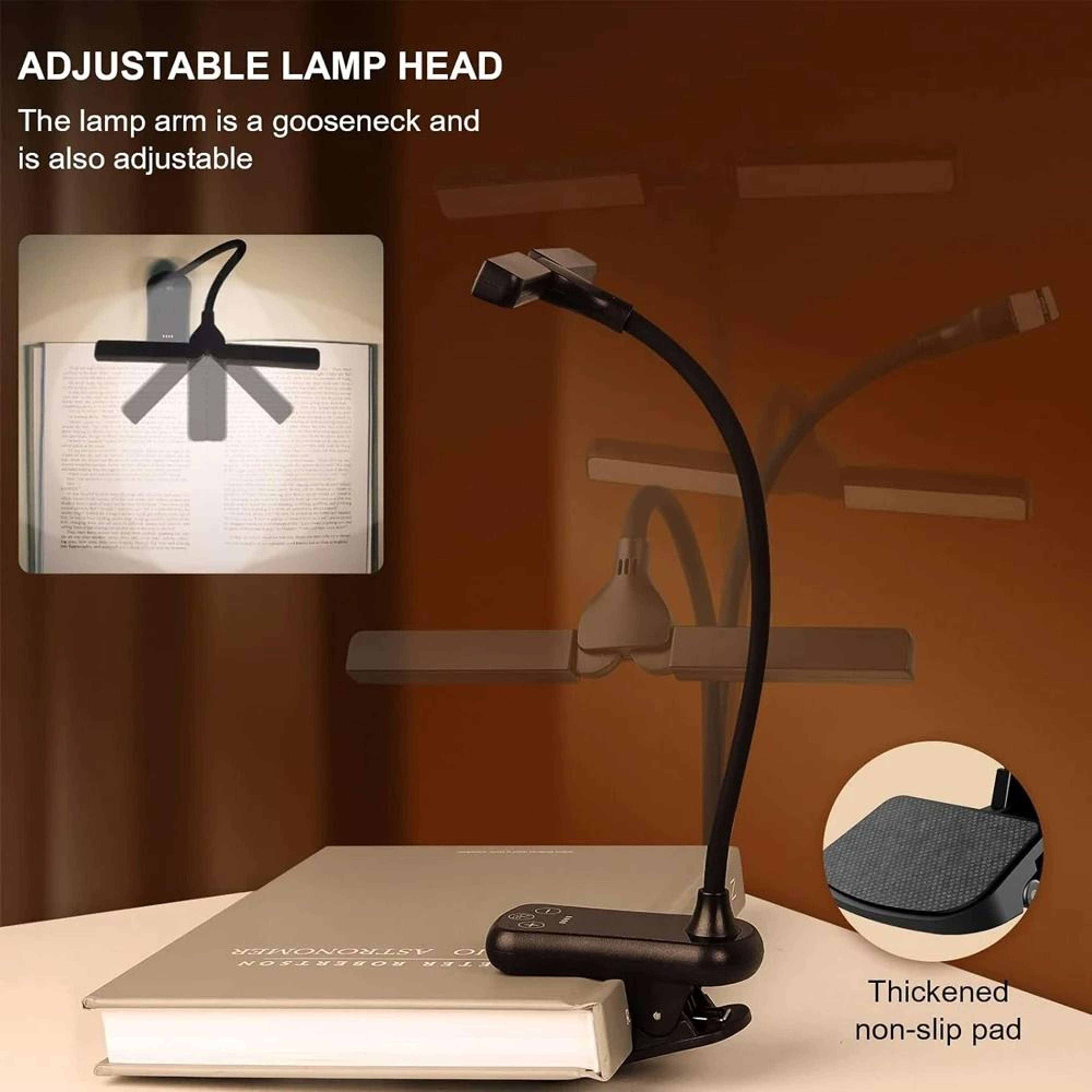 DualHead 14 LED ClipOn Reading Light 5