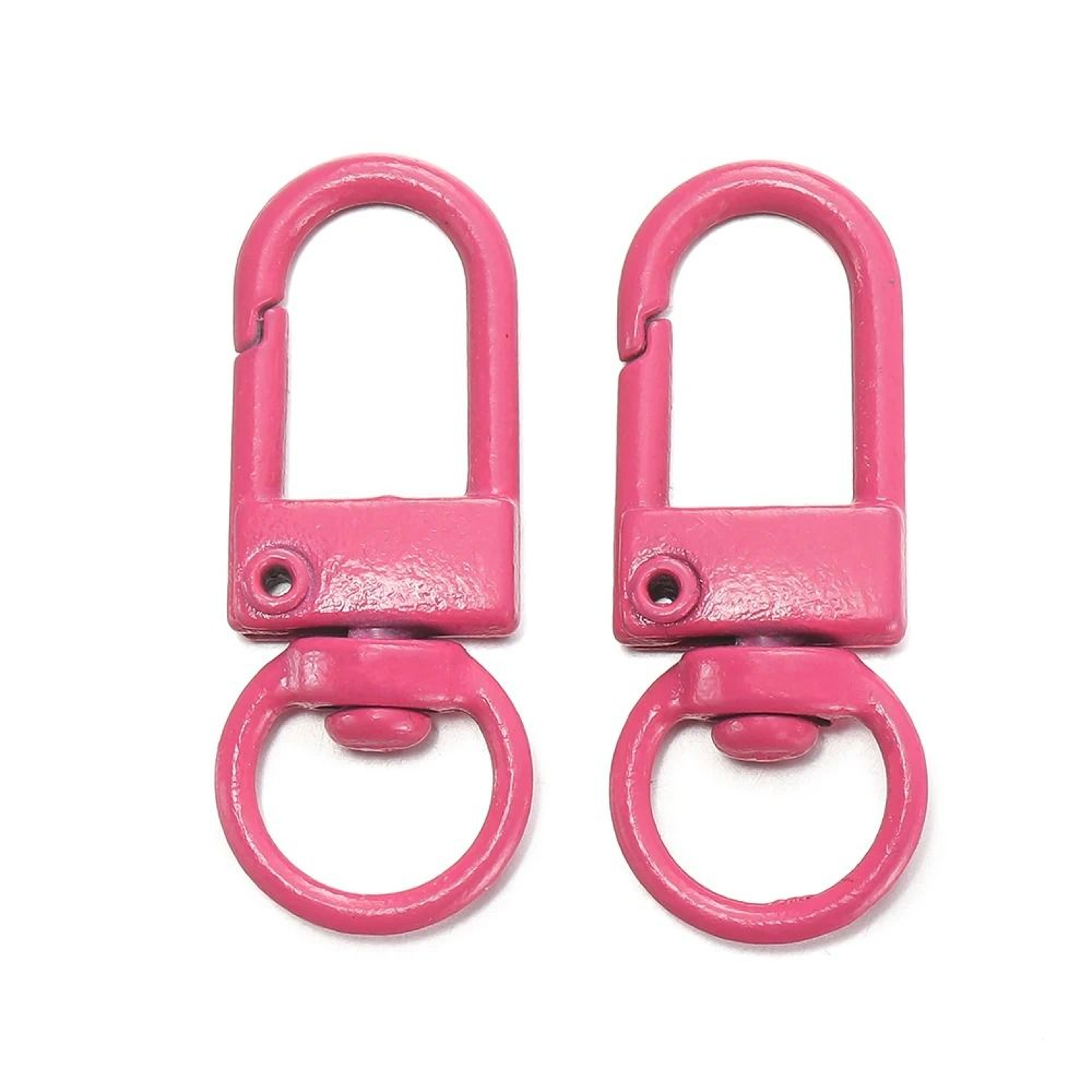 10Piece Colorful Alloy Snap Lobster Clasp Keychain Hooks 11