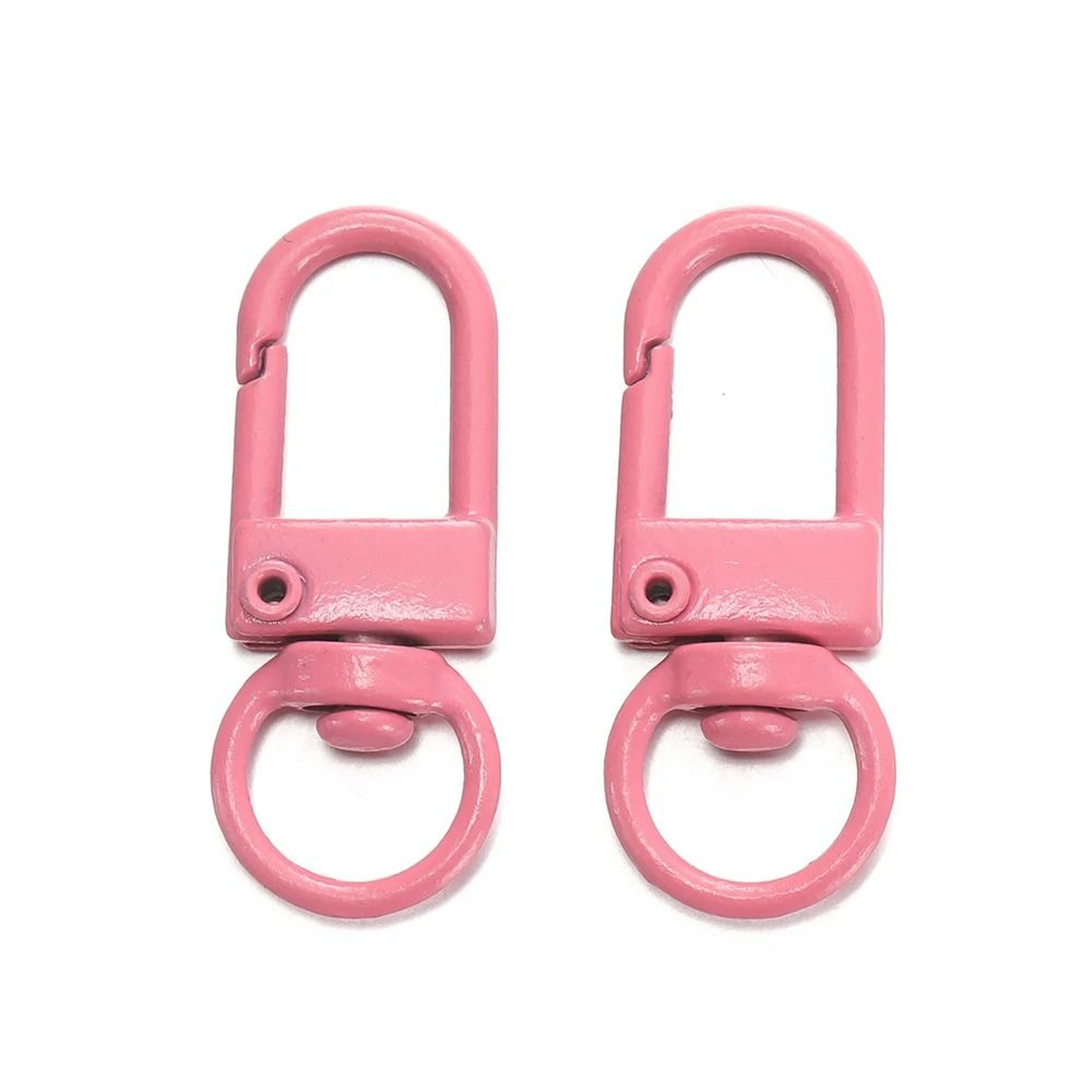 10Piece Colorful Alloy Snap Lobster Clasp Keychain Hooks 15