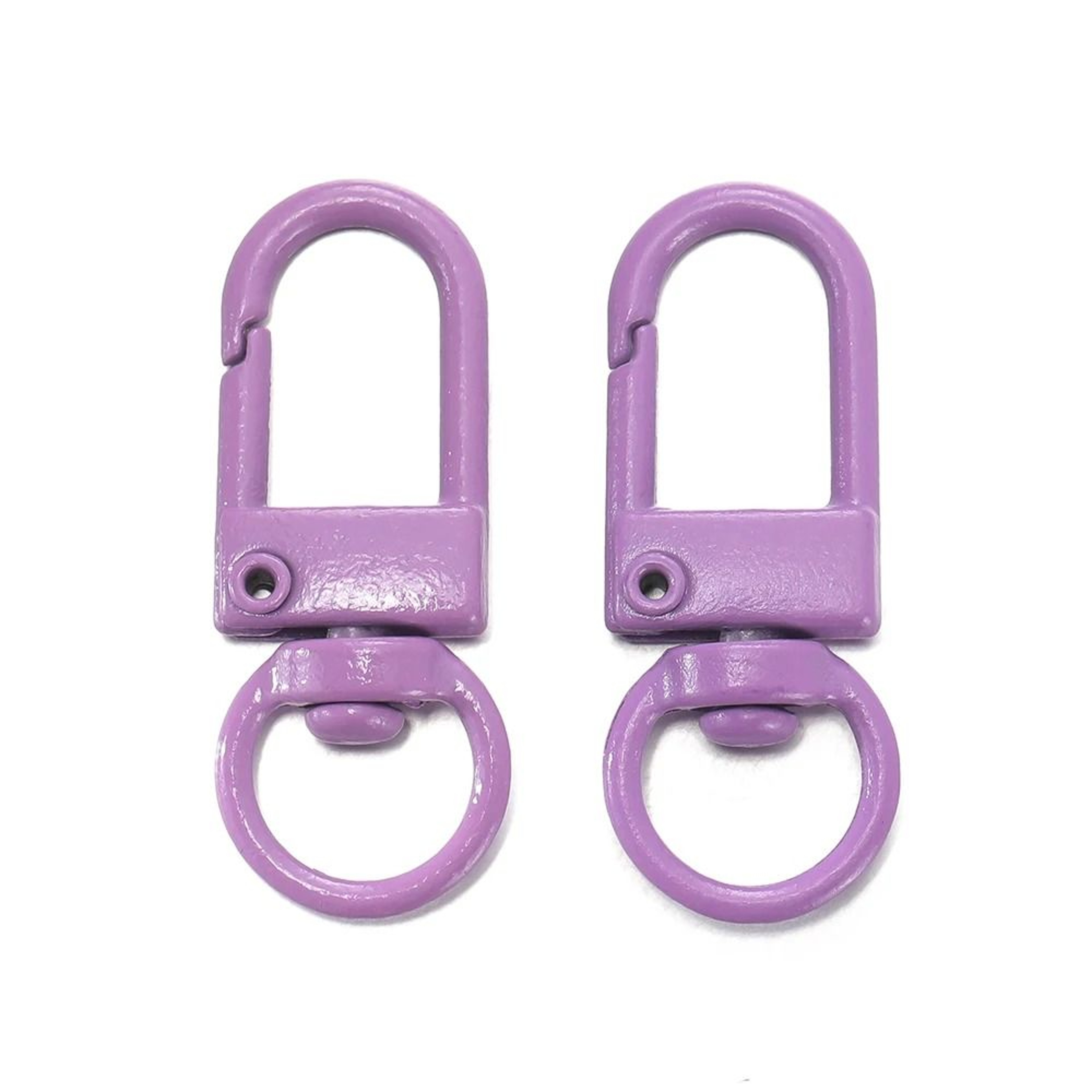 10Piece Colorful Alloy Snap Lobster Clasp Keychain Hooks 18