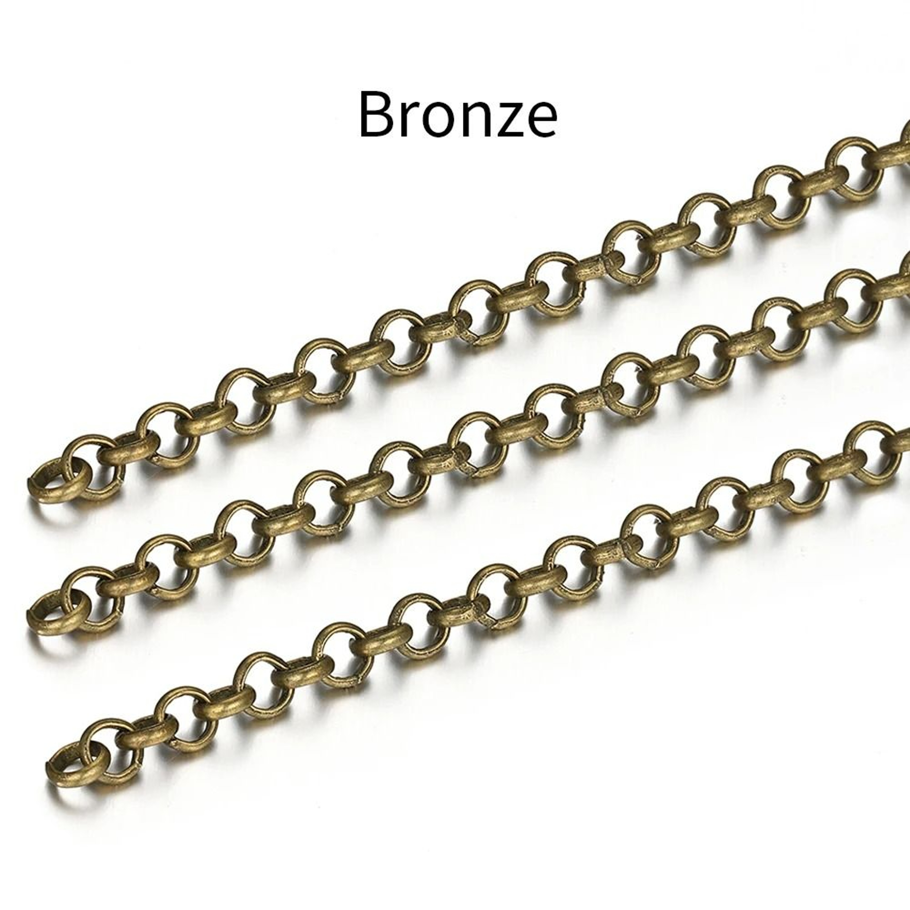 Gold Color Round OShape Copper Jewelry Chain 9