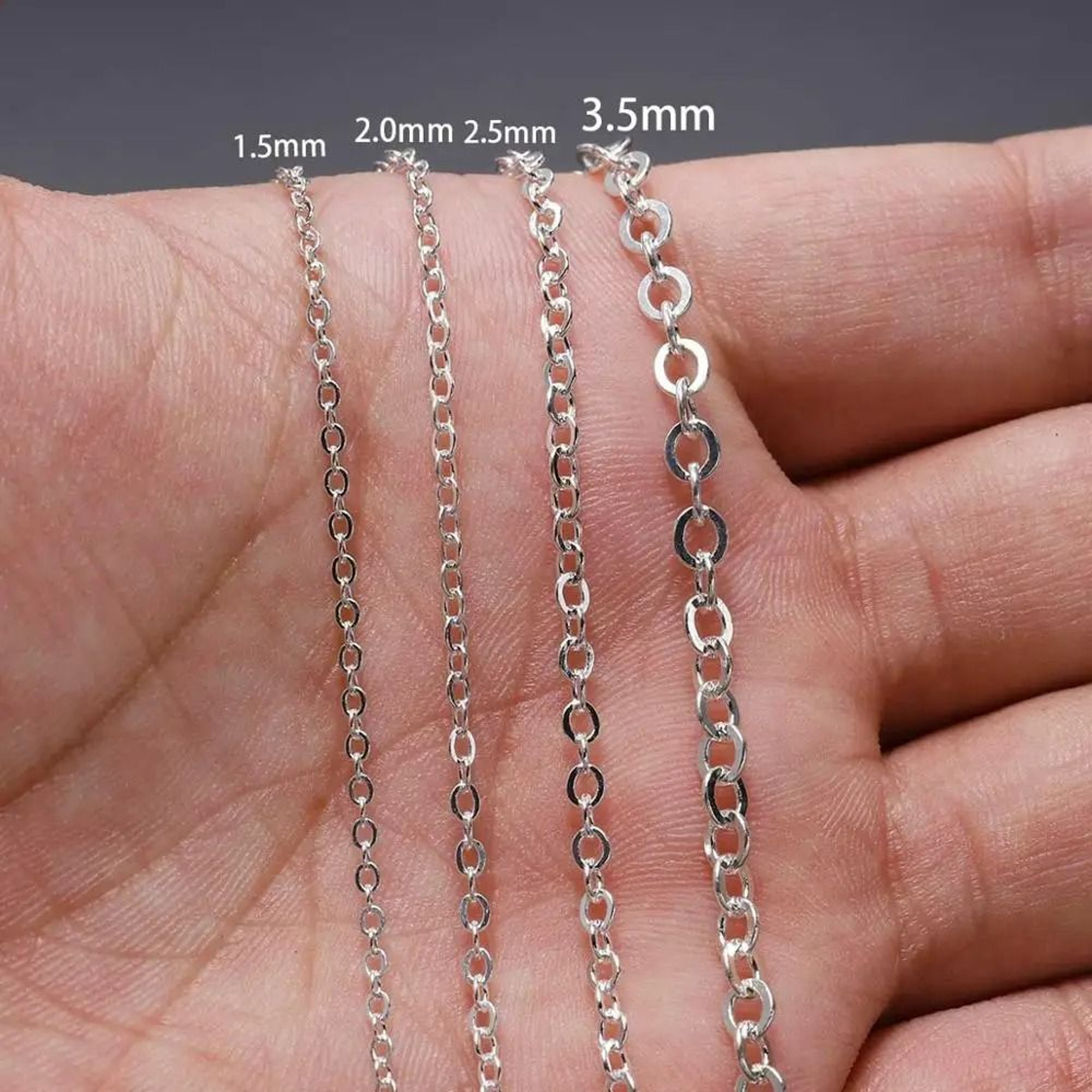 Gold  Bronze Plated Bulk Necklace Chain 4