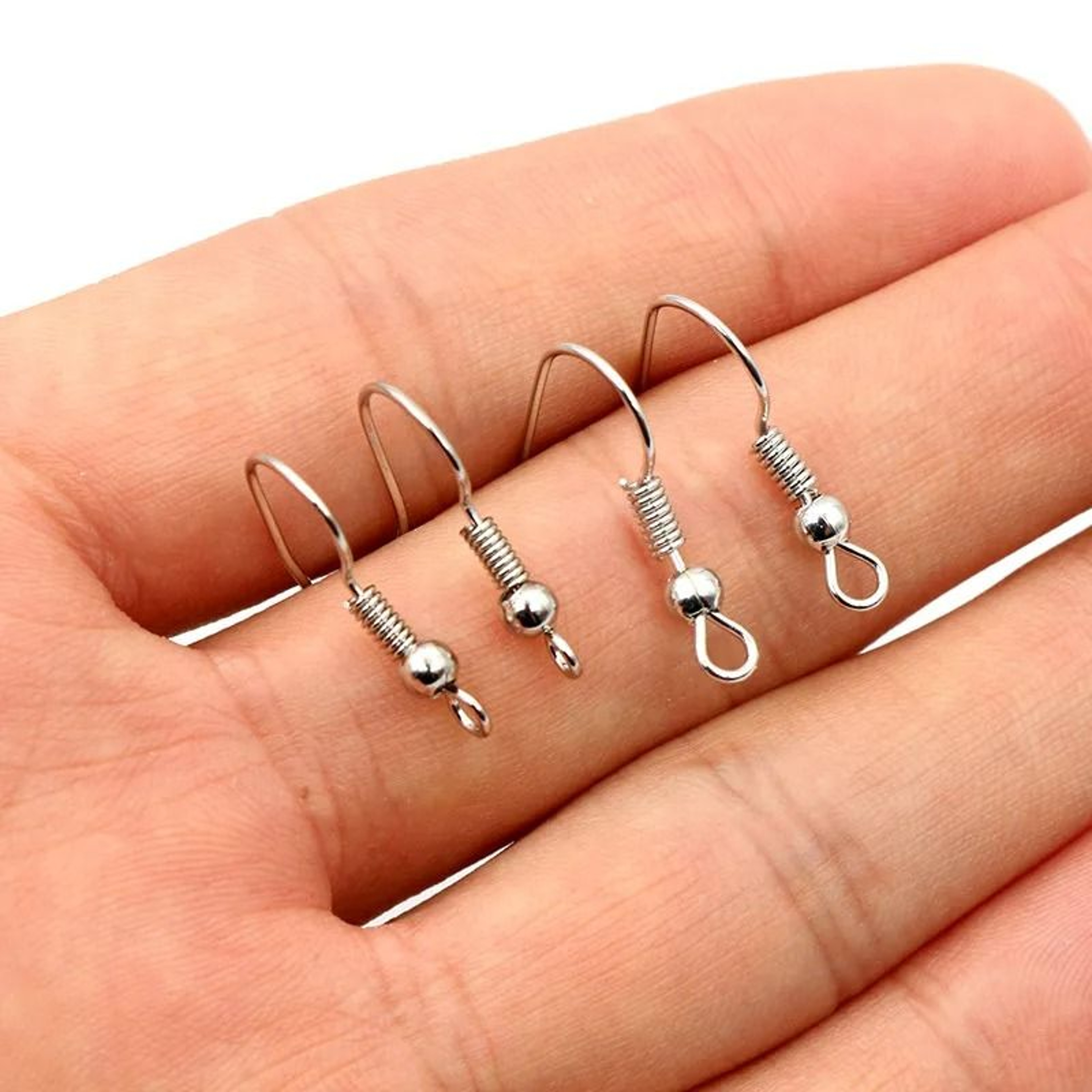 100 Pcs Classic Fishhook Earring Hooks For Jewelry Making 4