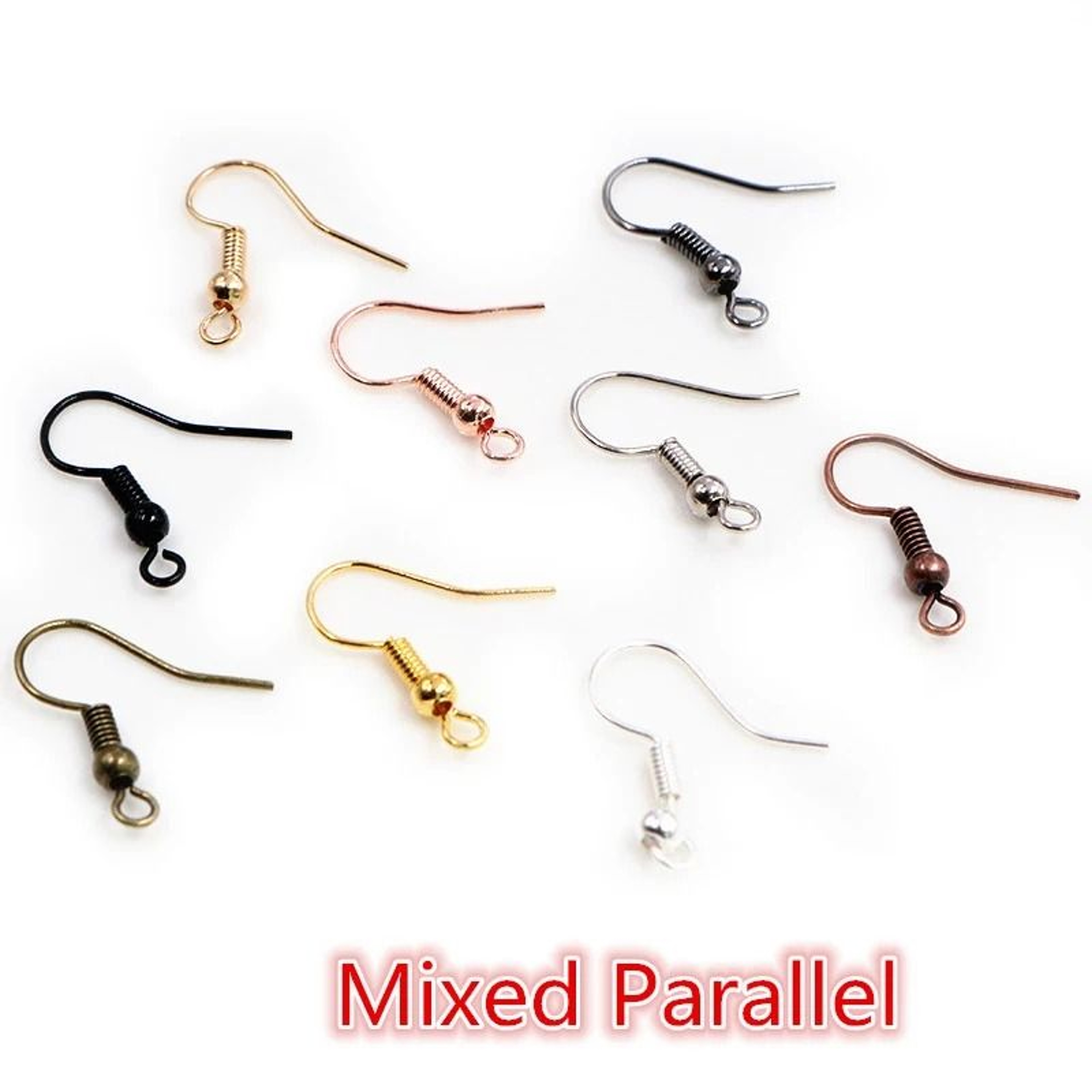 100 Pcs Classic Fishhook Earring Hooks For Jewelry Making 16