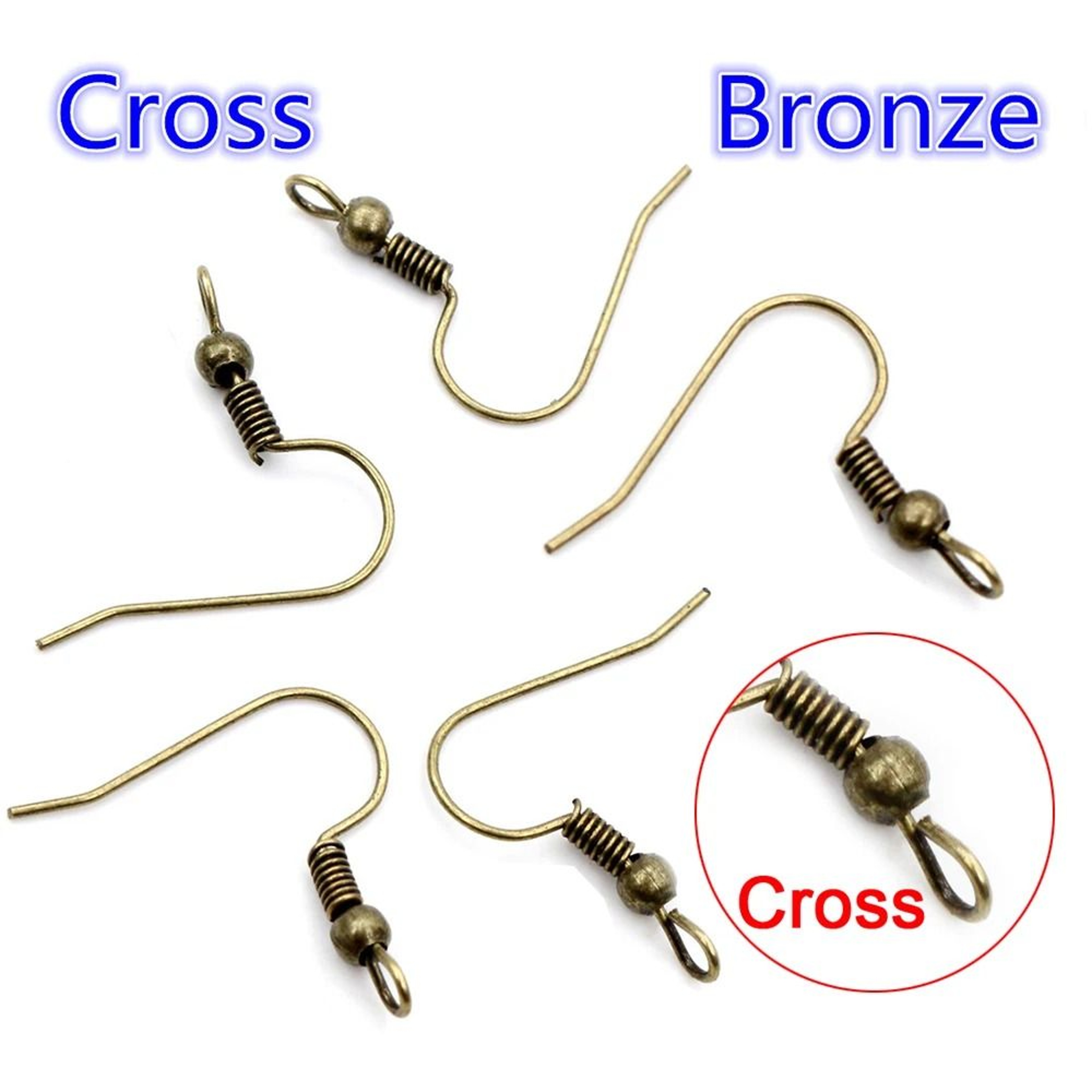 100 Pcs Classic Fishhook Earring Hooks For Jewelry Making 19