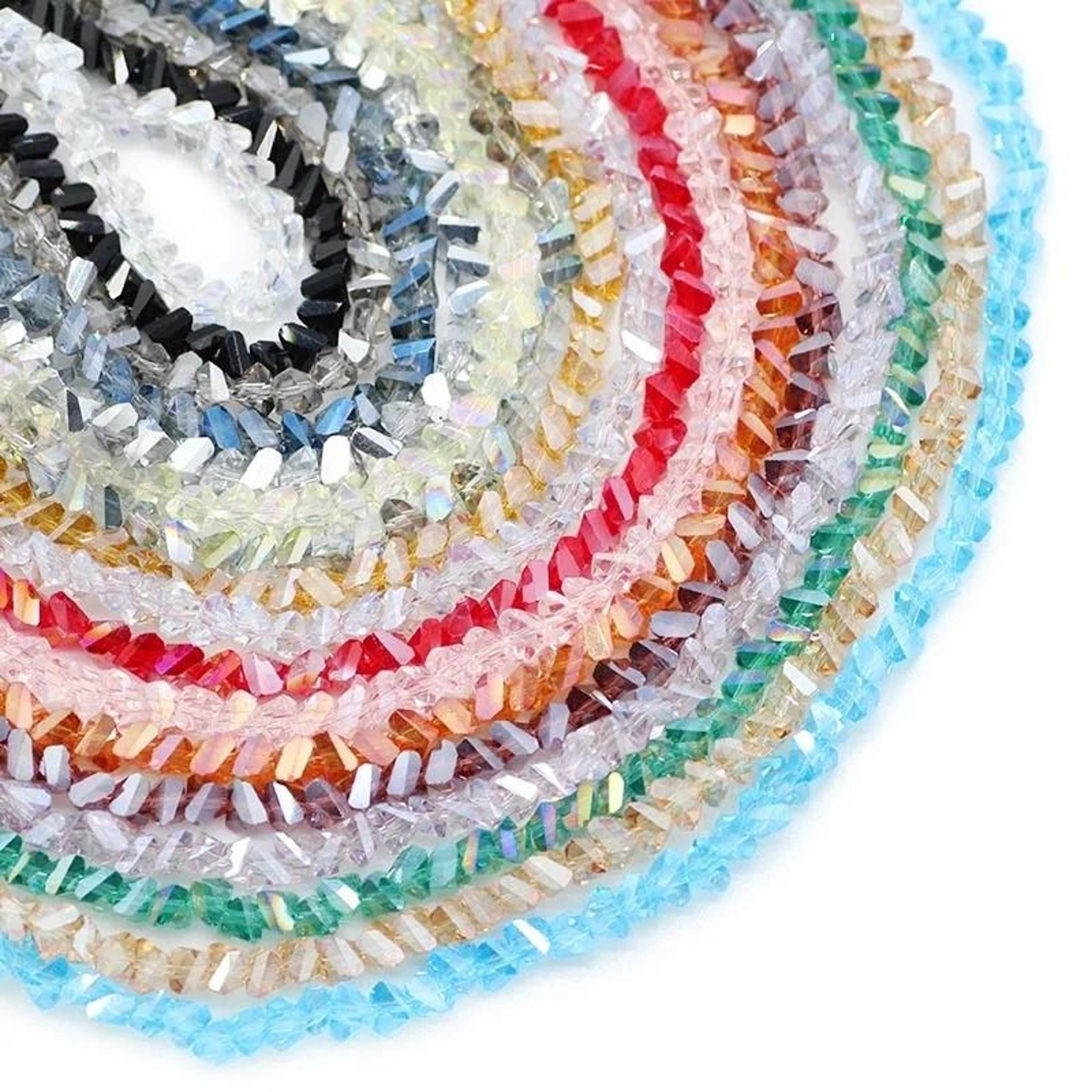 Triangle Austrian Crystal Glass Beads For Jewelry Making 0