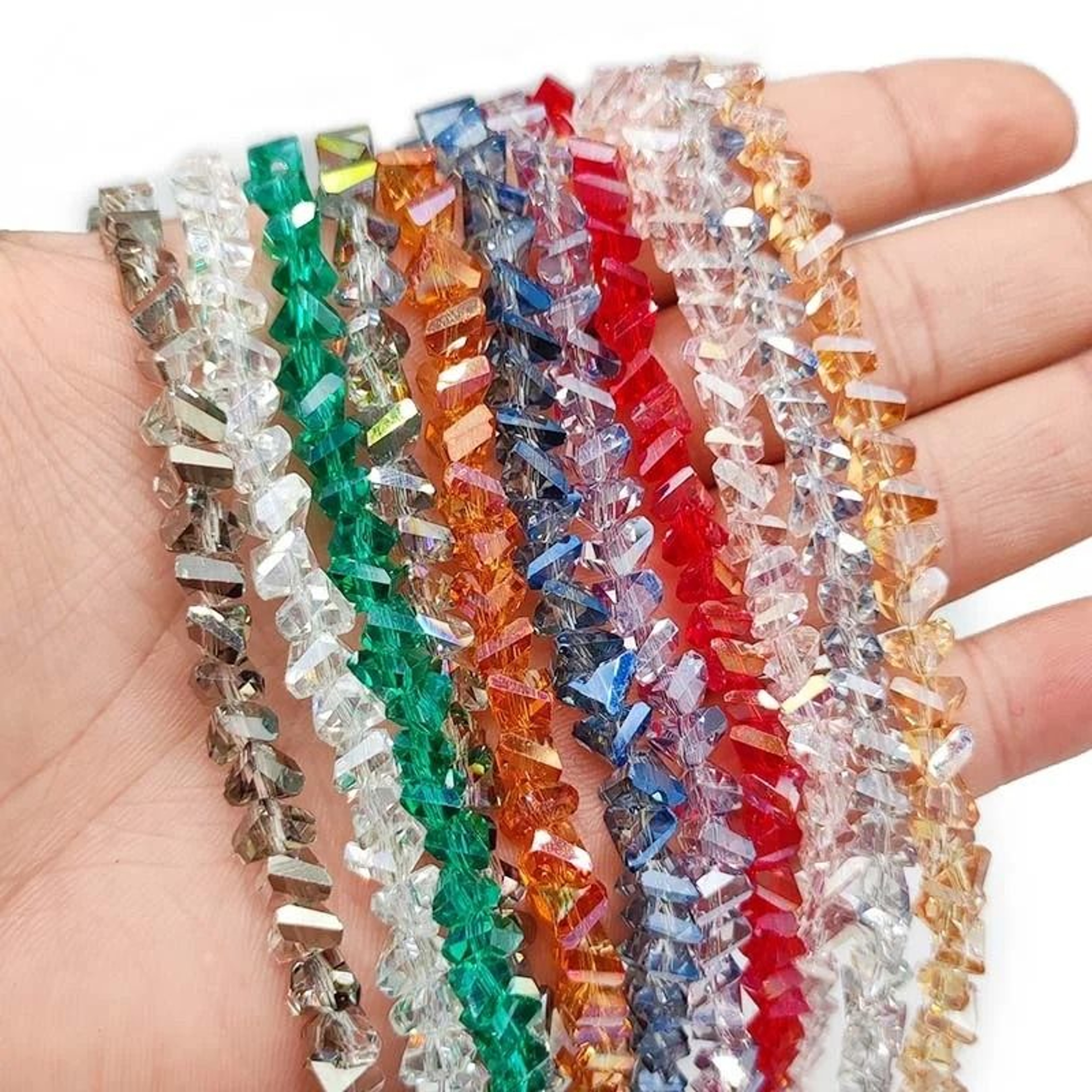 Triangle Austrian Crystal Glass Beads For Jewelry Making 2