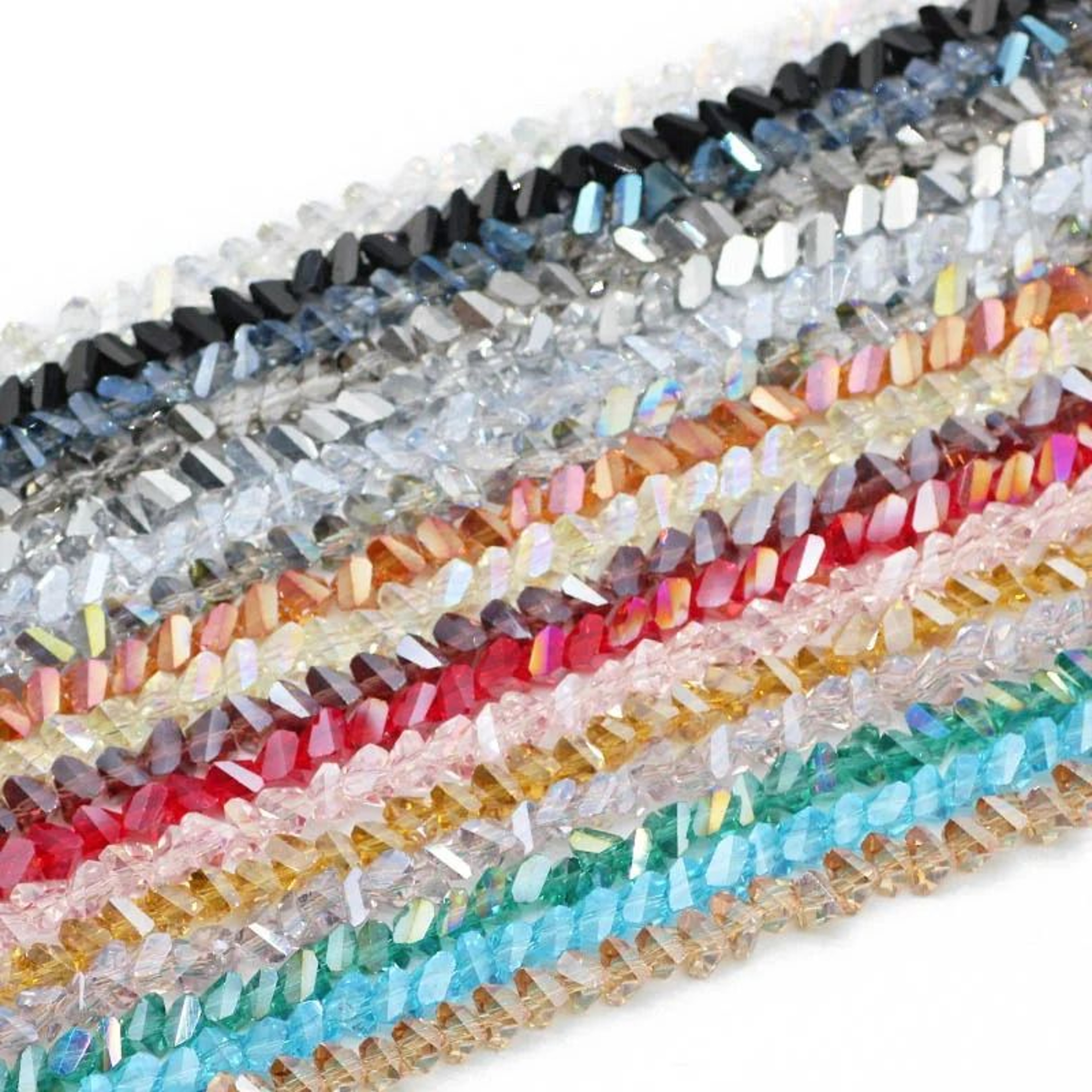 Triangle Austrian Crystal Glass Beads For Jewelry Making 4