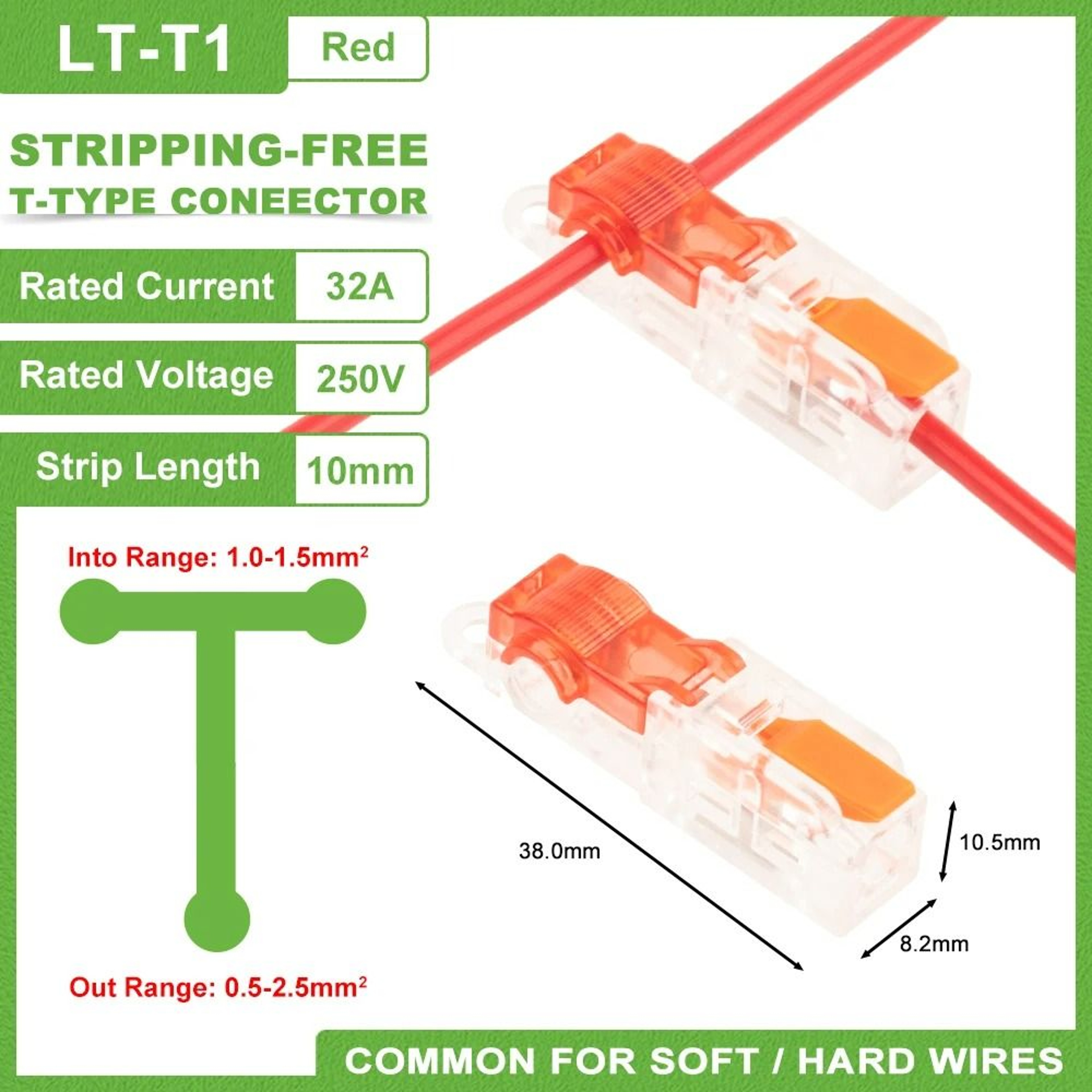 TType StrippingFree Quick Wire Splice Connectors 5 Pcs 7