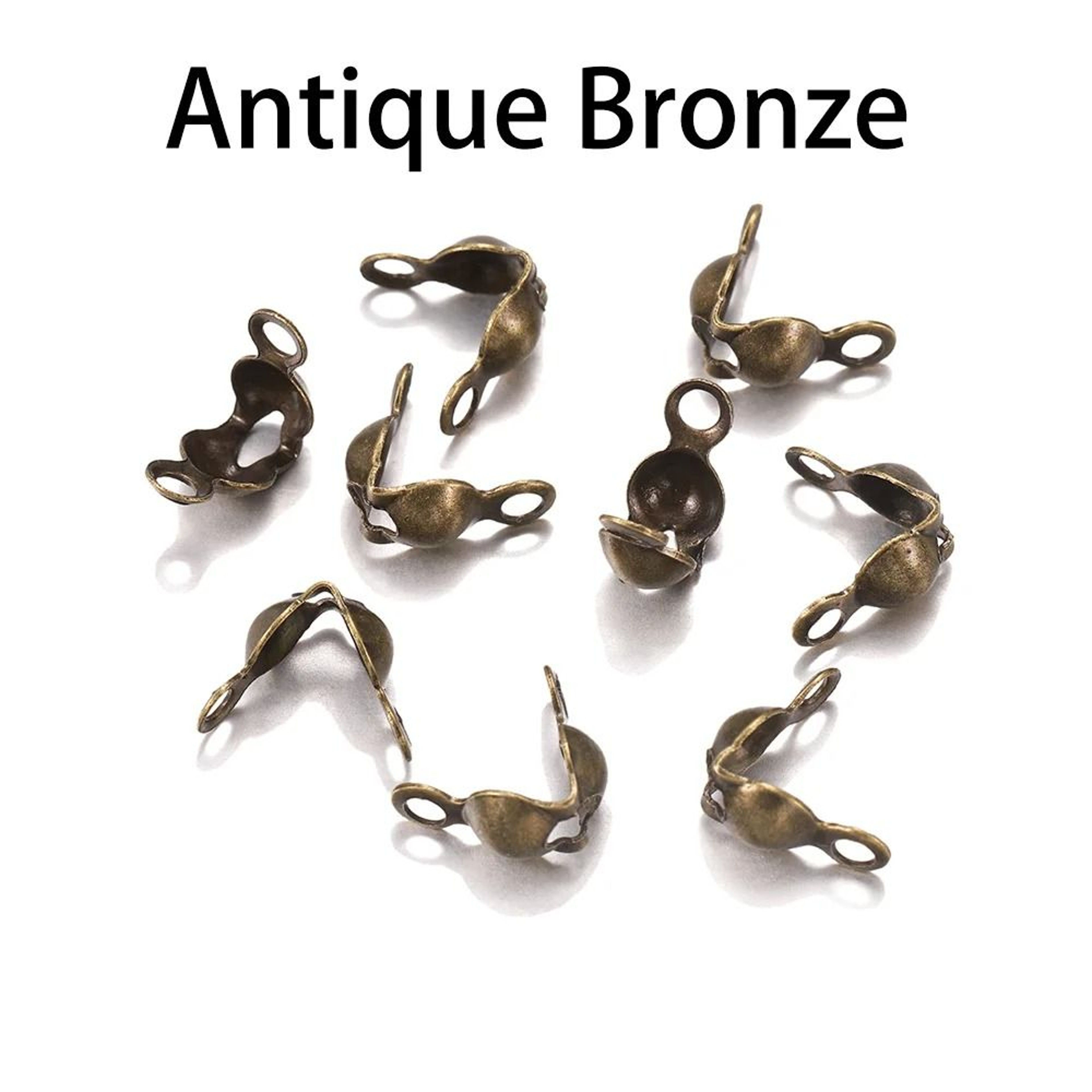 Ball Chain Calotte End Crimp Connectors 100 Pcs 11