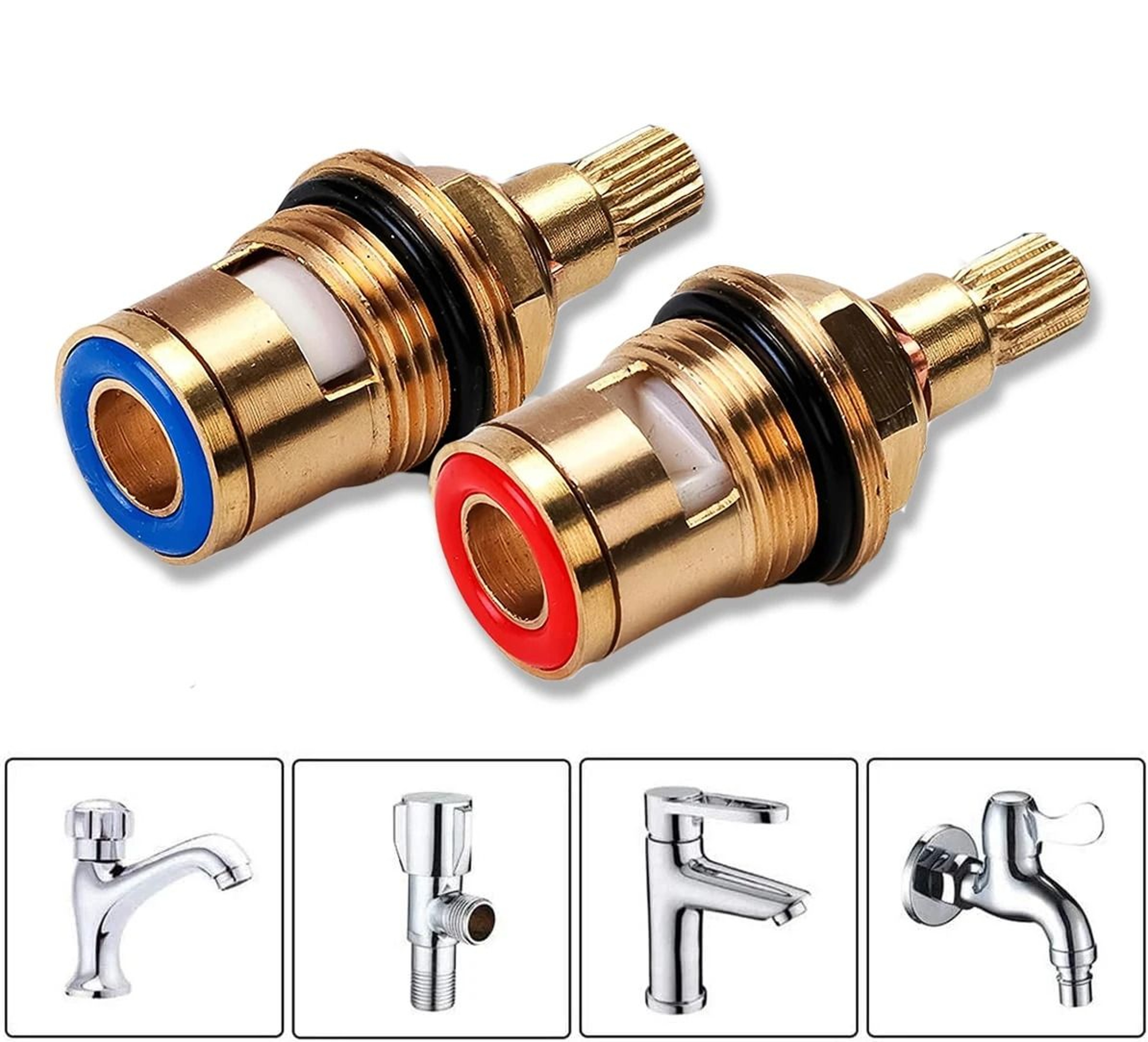 Universal Brass Ceramic Disc Replacement Tap Valve 0