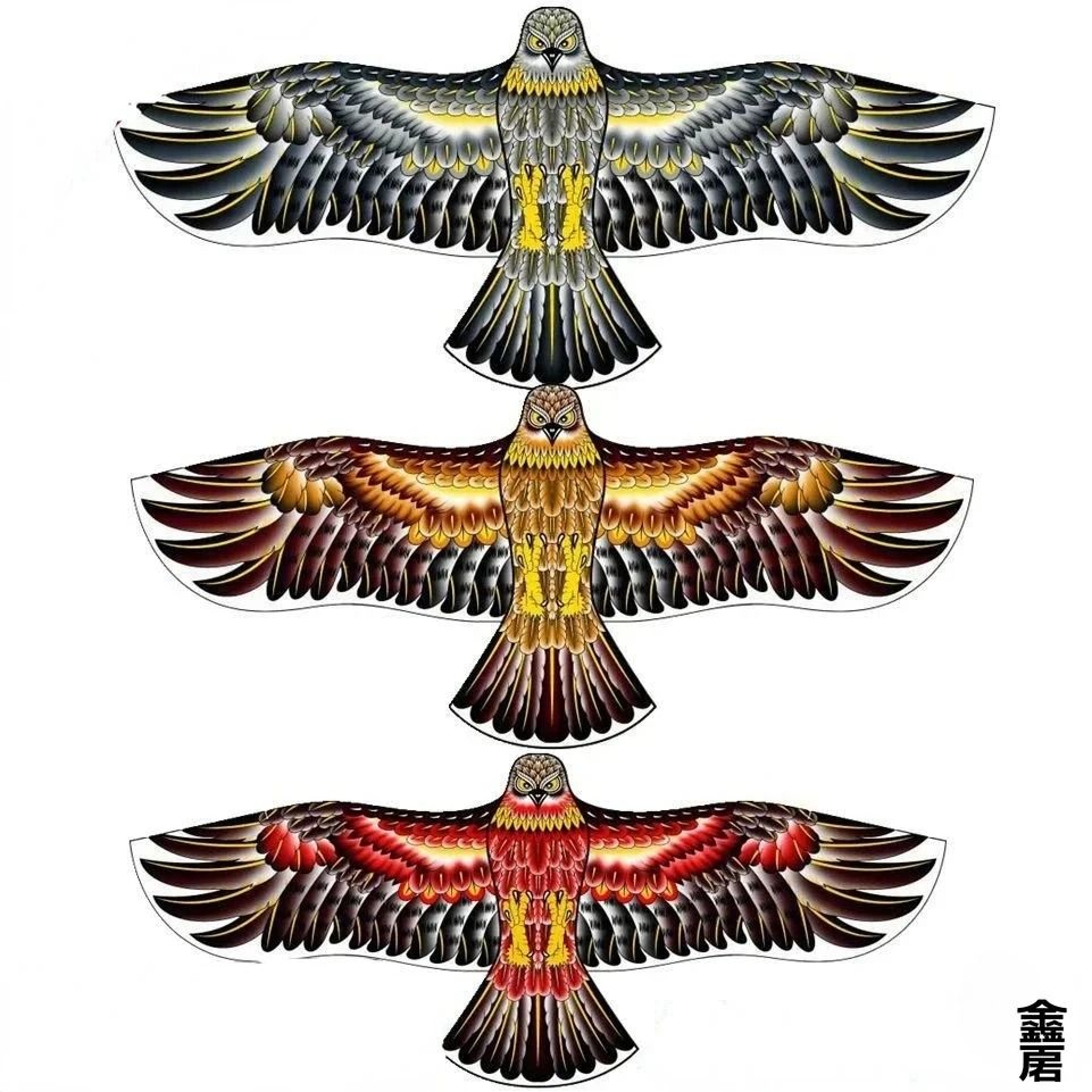 Flying Hawk Decoy Bird Repeller Kite 0