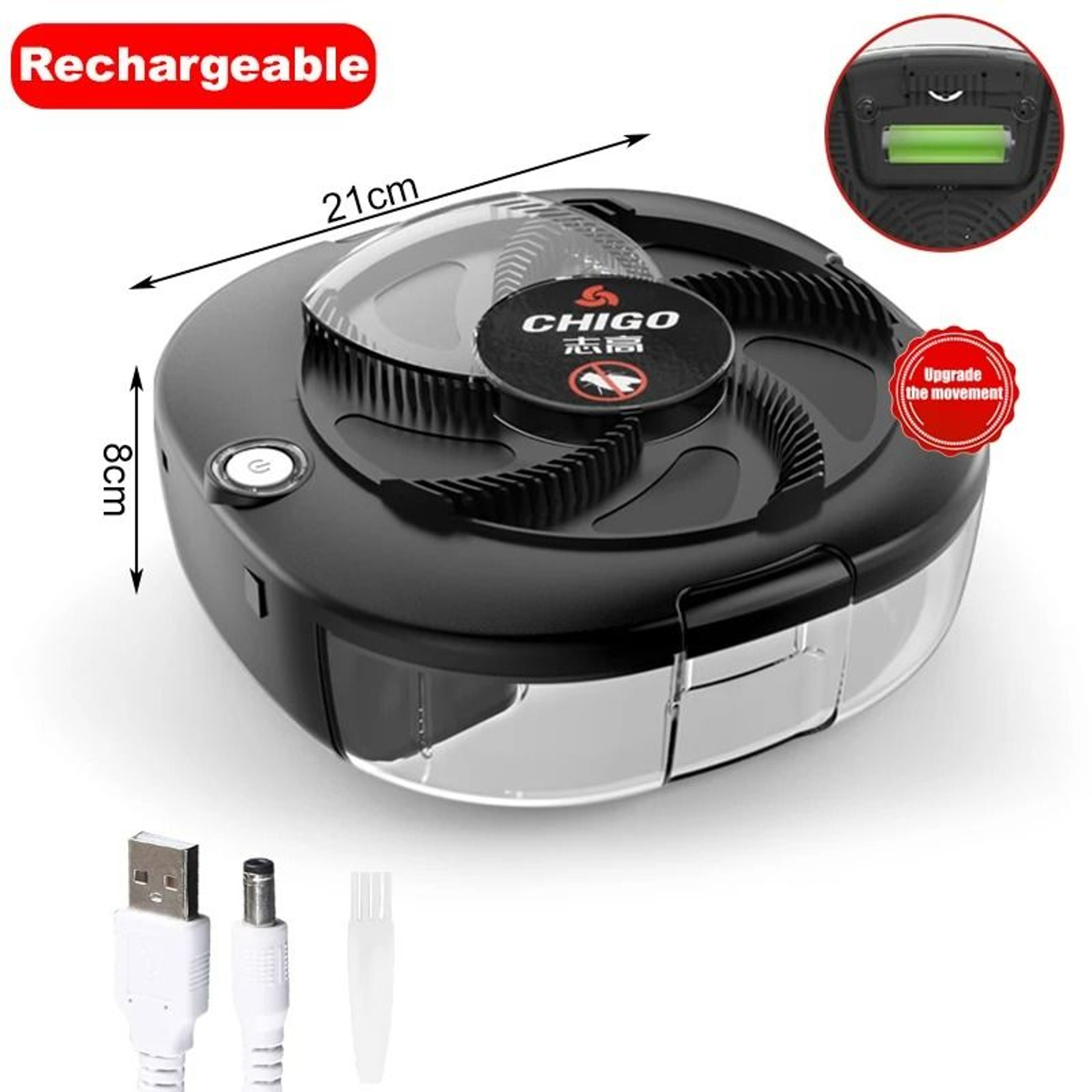 Rechargeable Electric Rotating Fly Trap 7