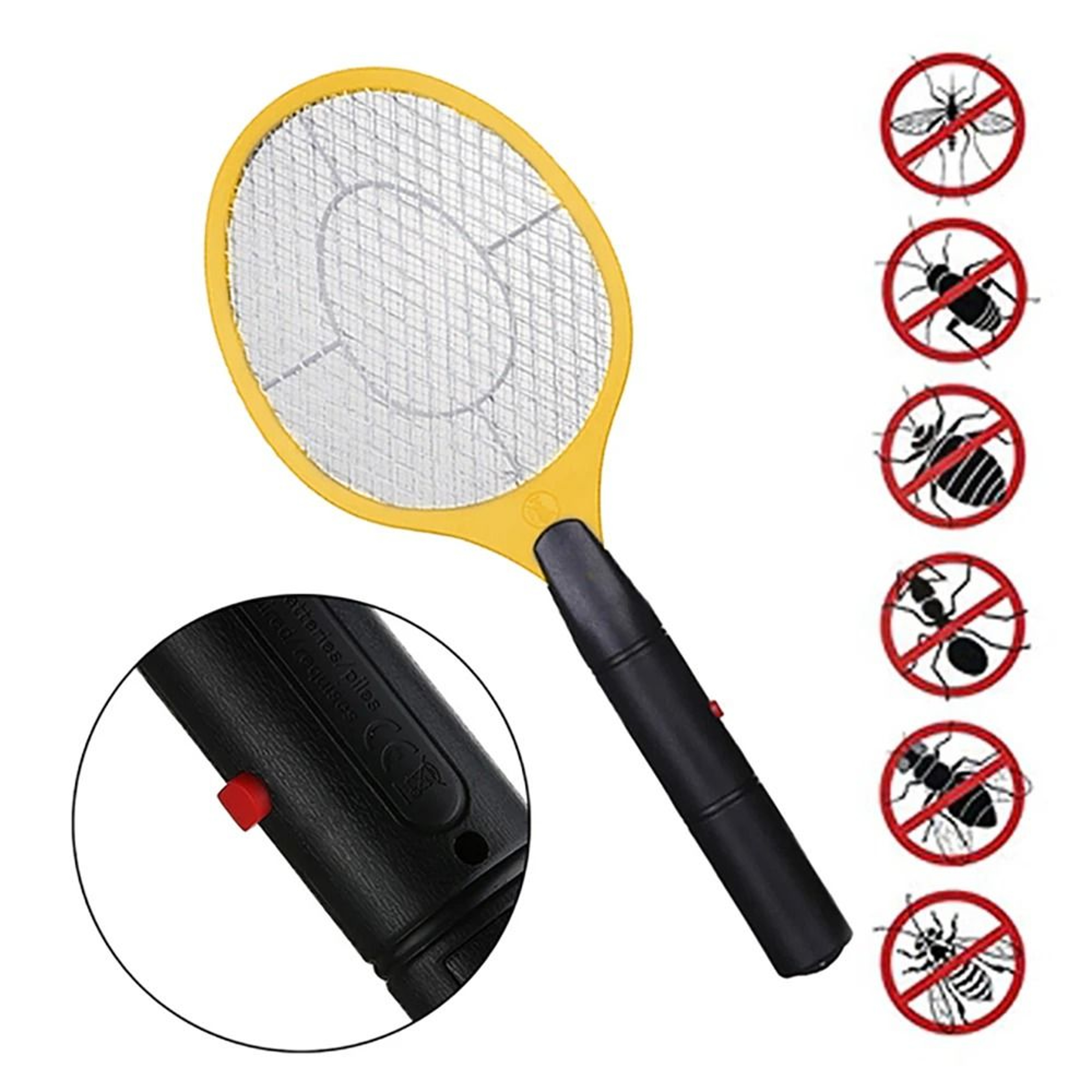 Handheld Electric Bug Zapper Racket 5
