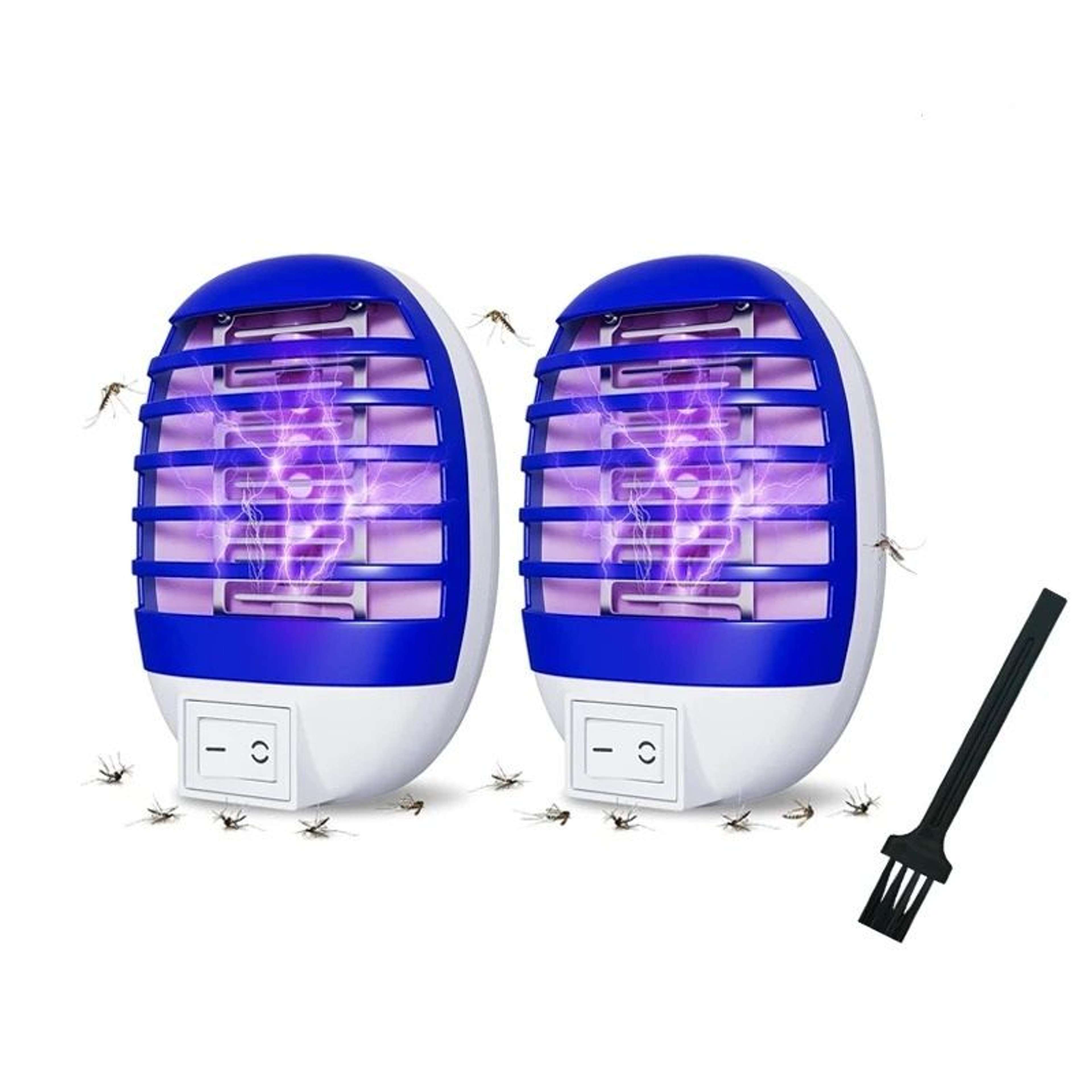 2Pack LED Socket Mosquito Killer Night Lamps 0