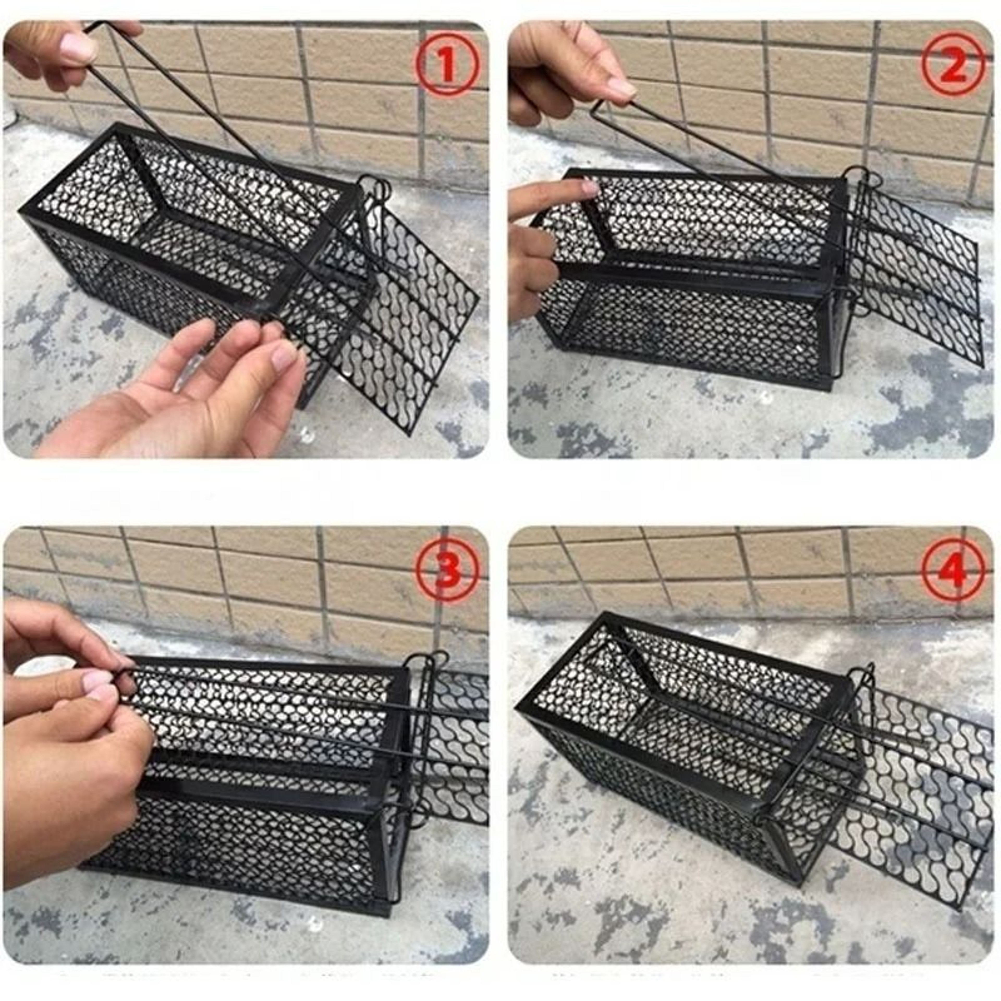 Smart SelfLocking Metal Rat Trap Cage 5