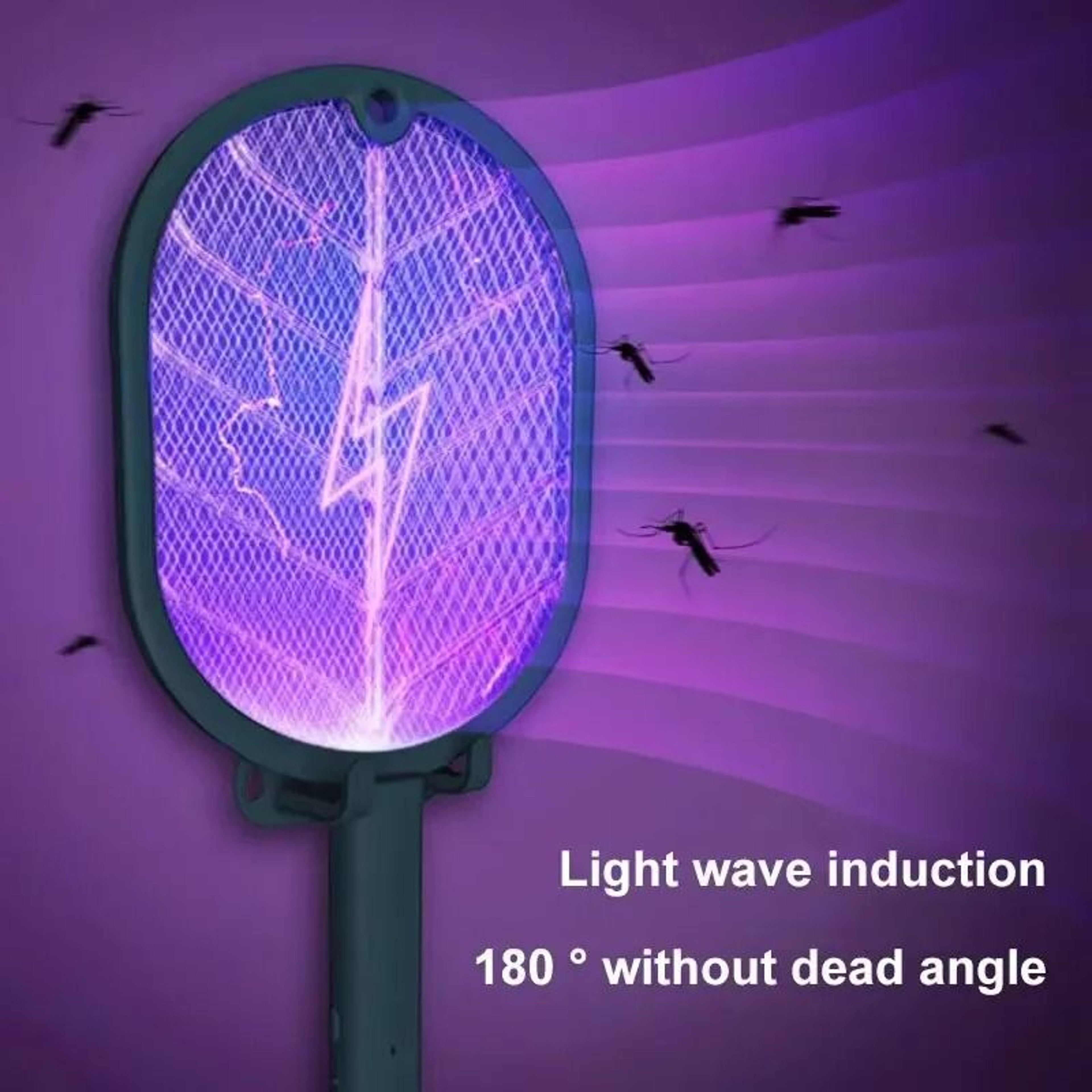 AngleAdjustable Rechargeable Electric Mosquito Swatter 5