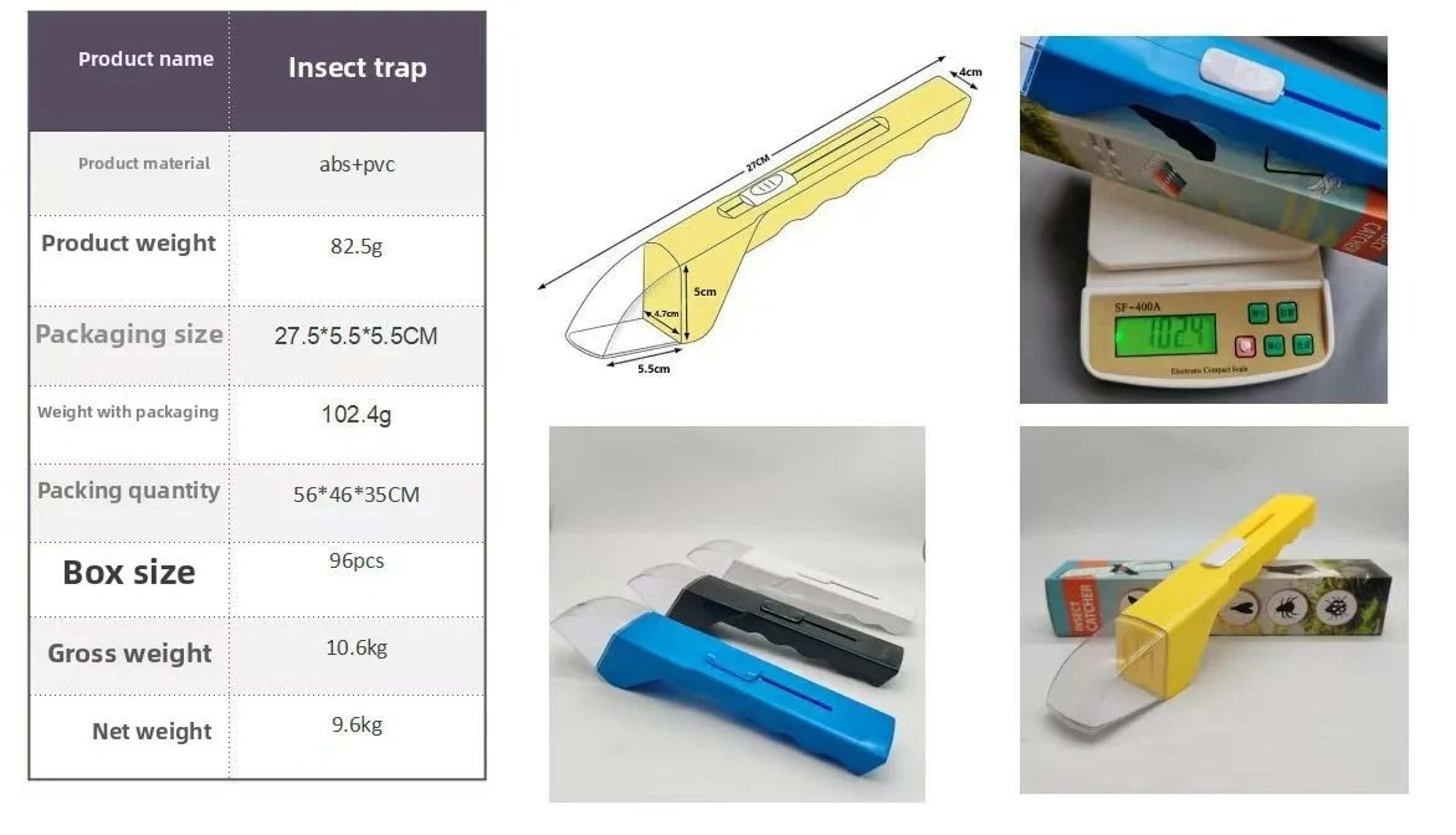 Handheld Bug Grabber  Spider Catcher Tool 5
