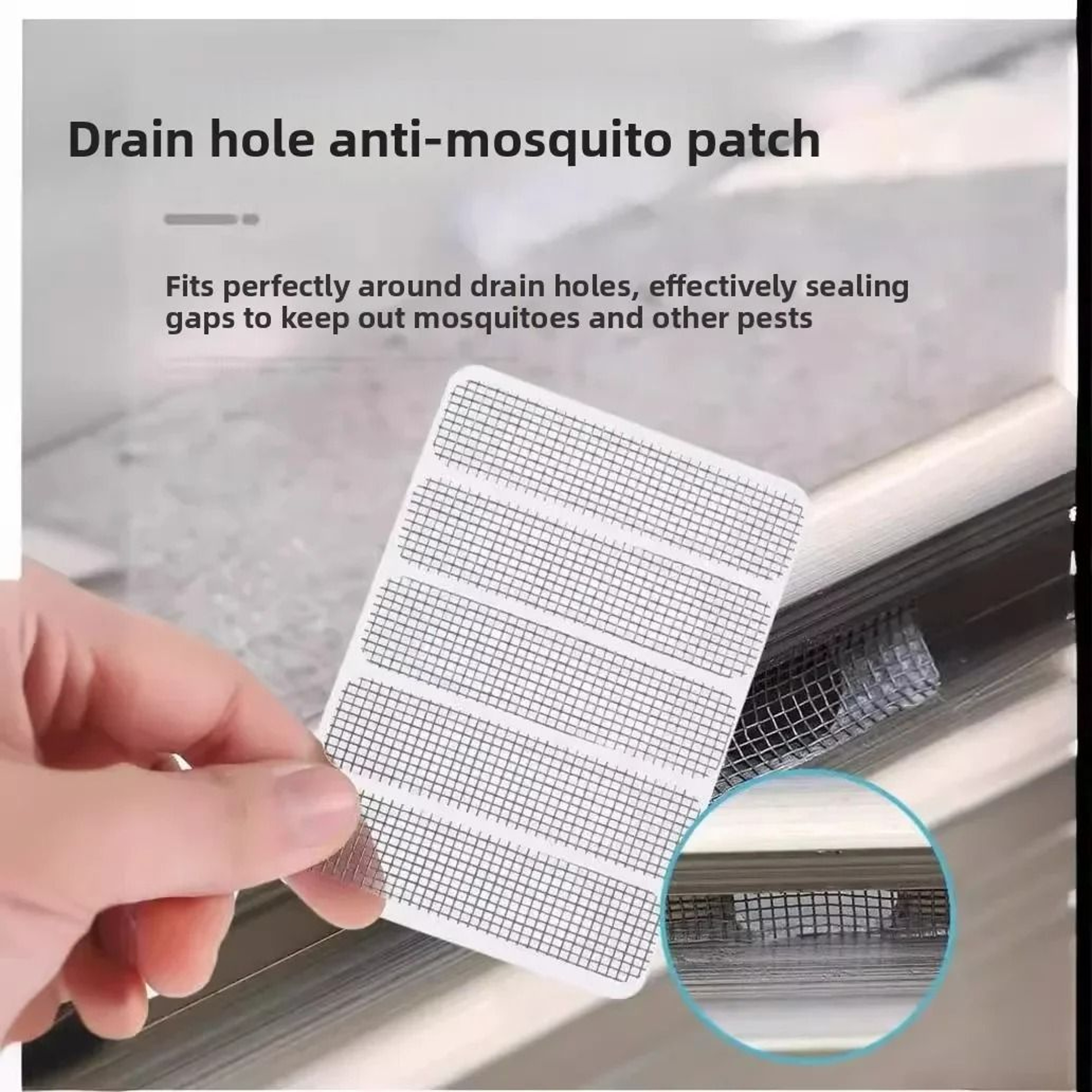 5Piece SelfAdhesive Window  Door Screen Repair Mesh Patch Set 1