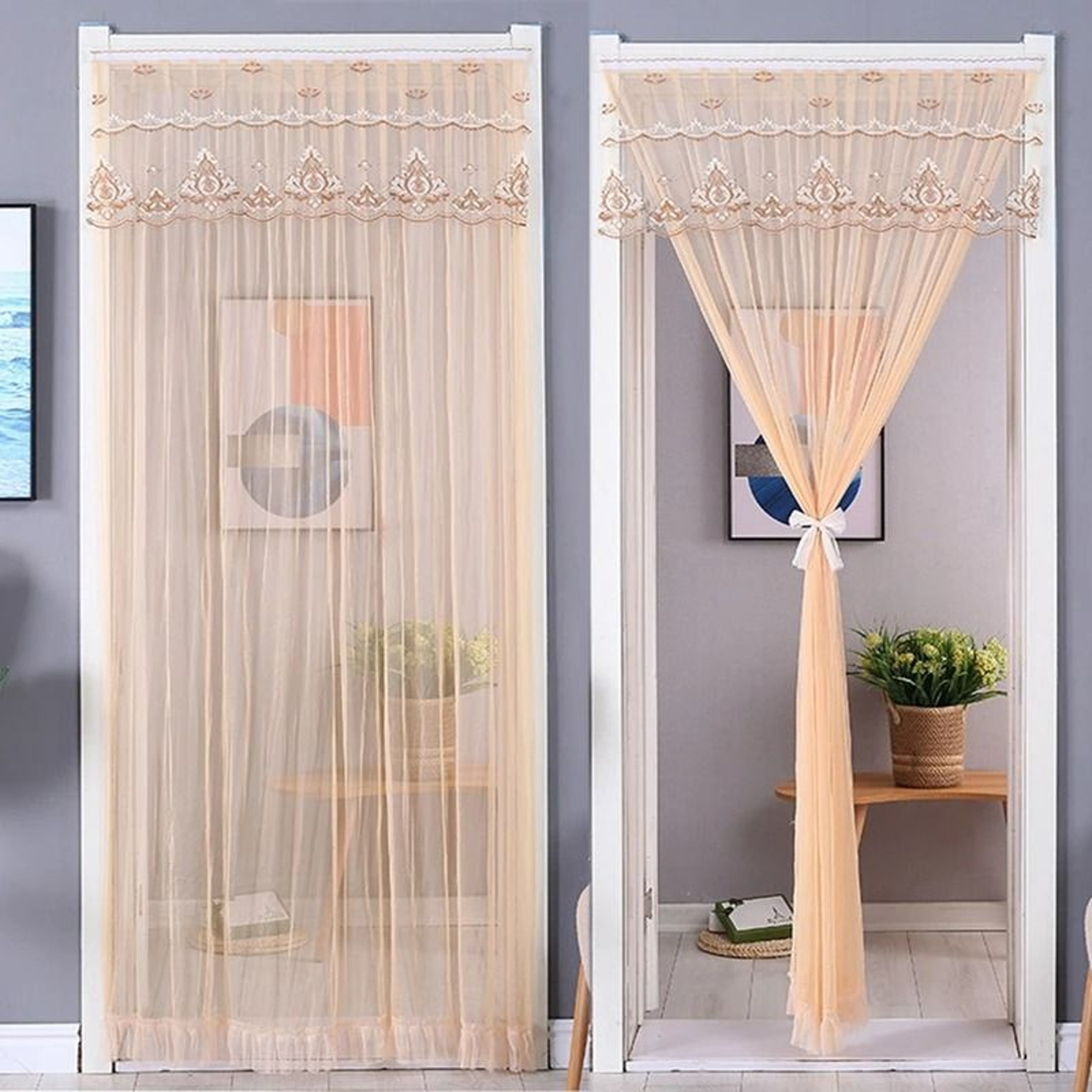 Fly Screen Mosquito Net Curtain Door Mesh 1