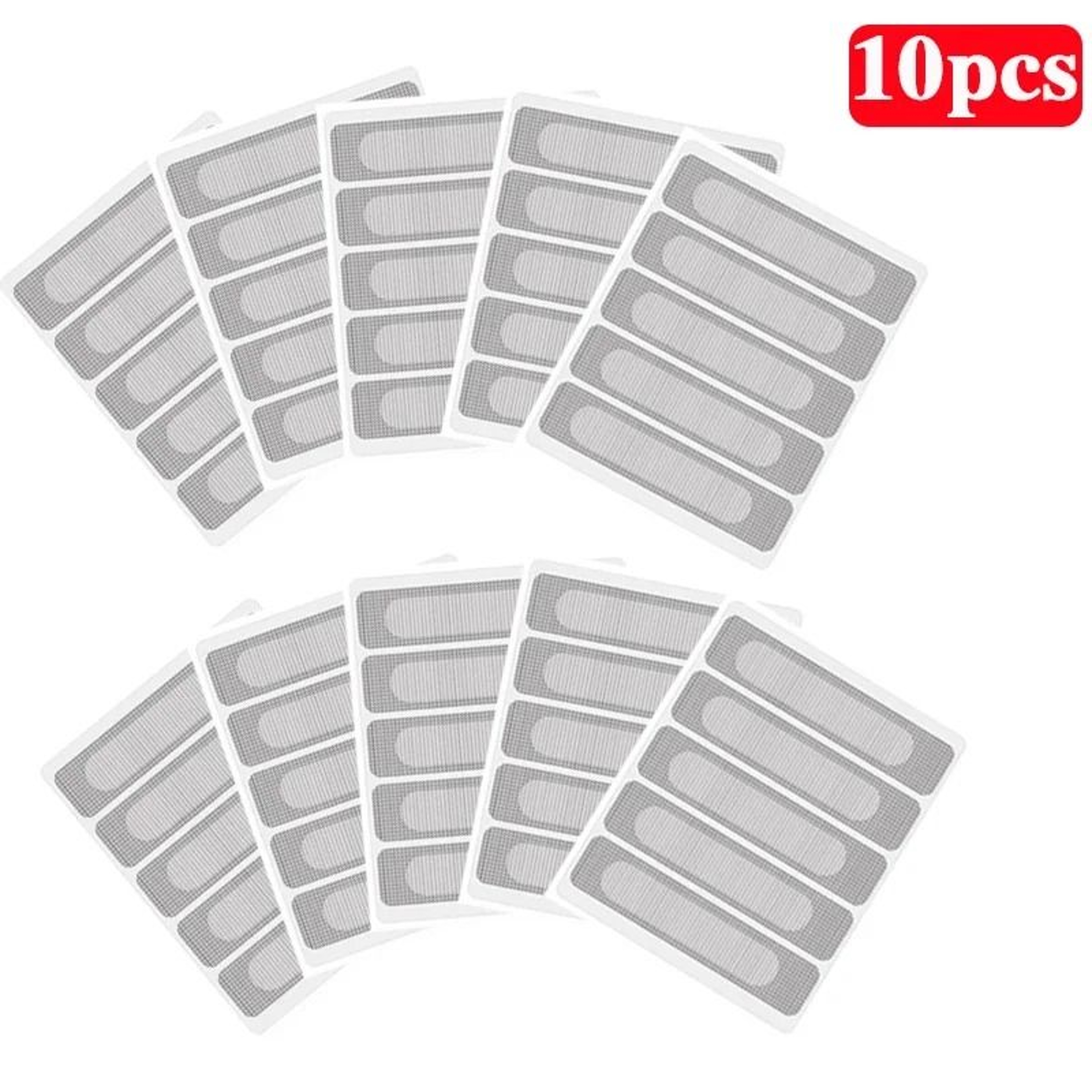 10pcs SelfAdhesive Window Screen Patch  Drain Hole Repair Mesh Stickers 7