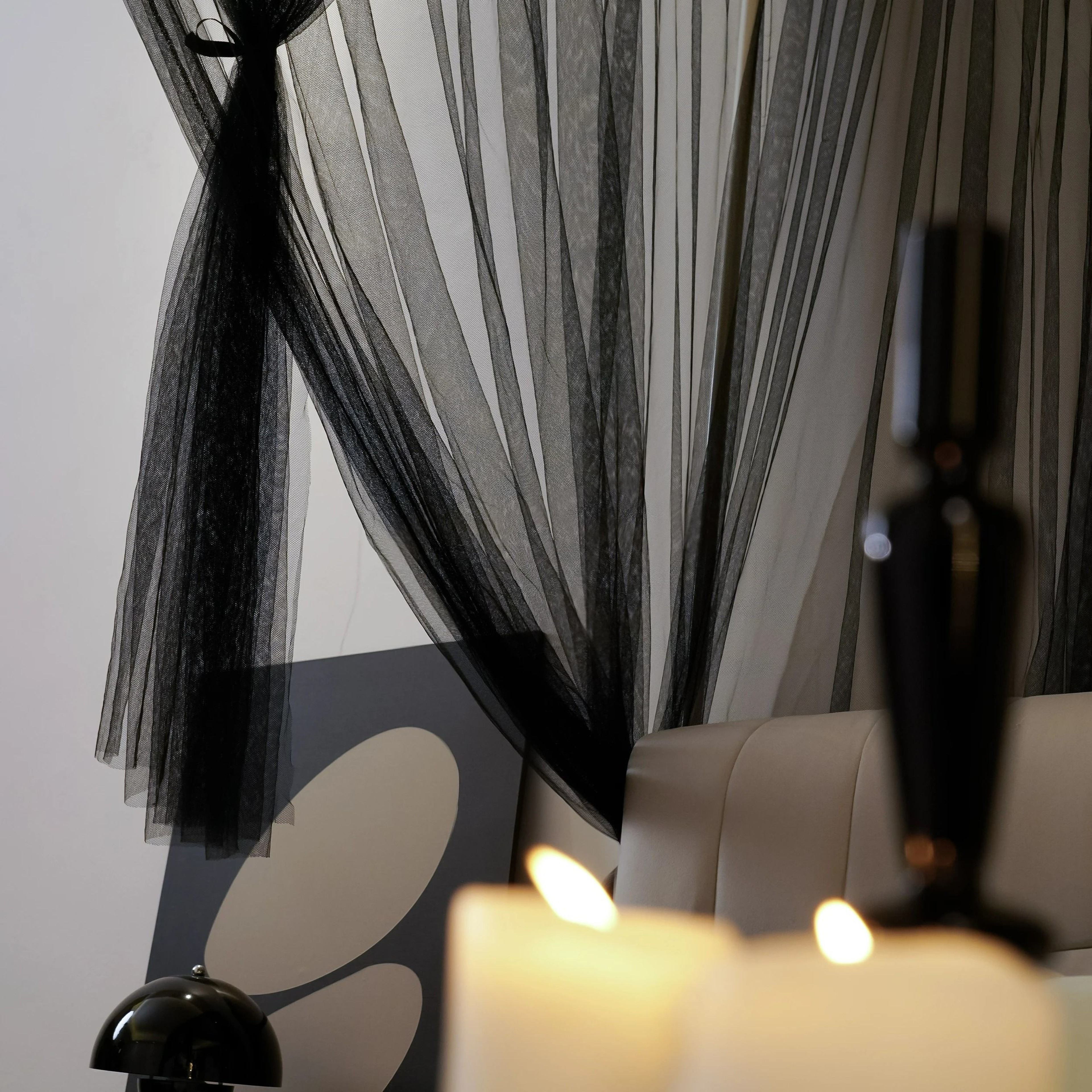 Elegant FourCorner Post Bed Canopy Mosquito Net Set 5