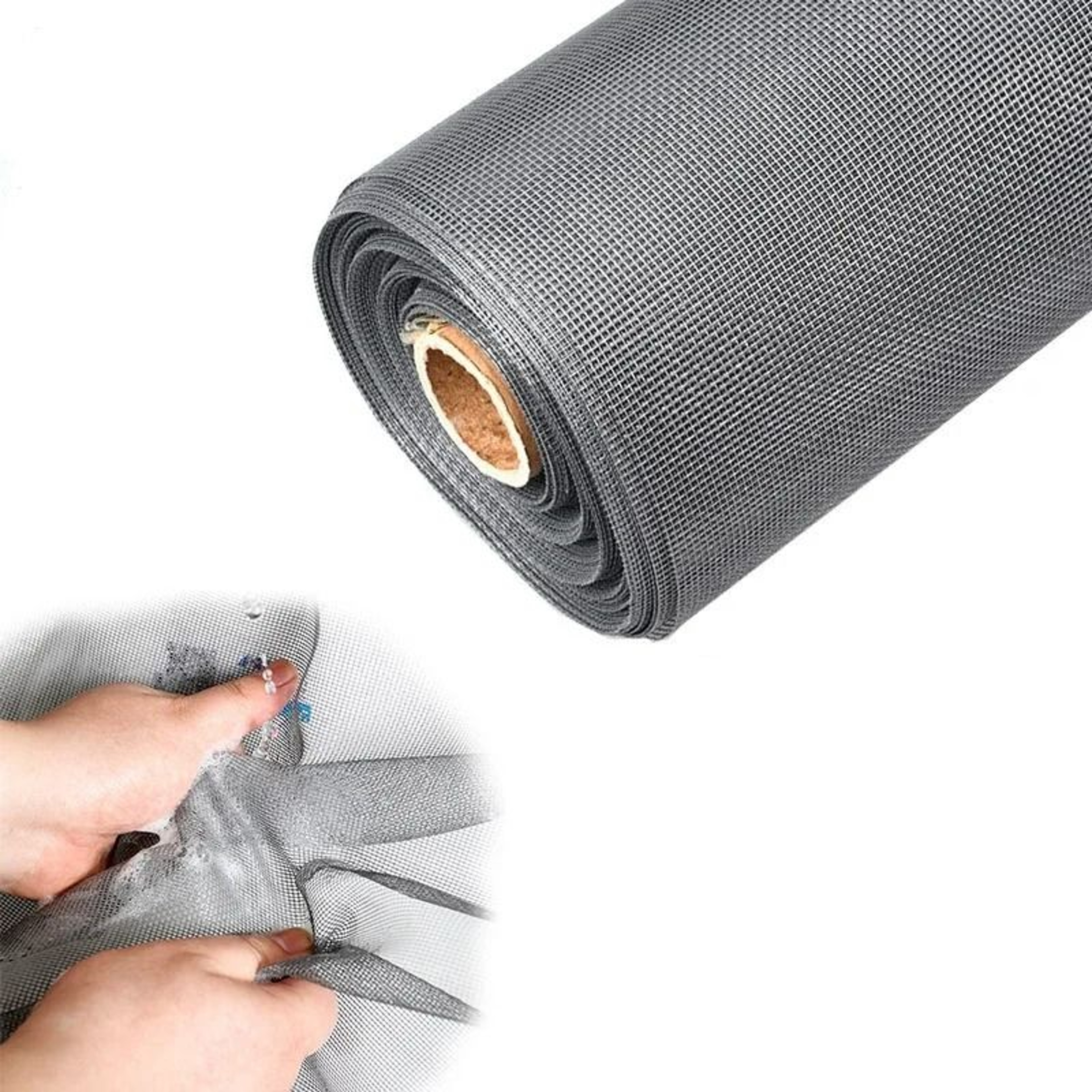 PP Nano Indoor Customizable Window Mosquito  Insect Mesh Screen Roll 3