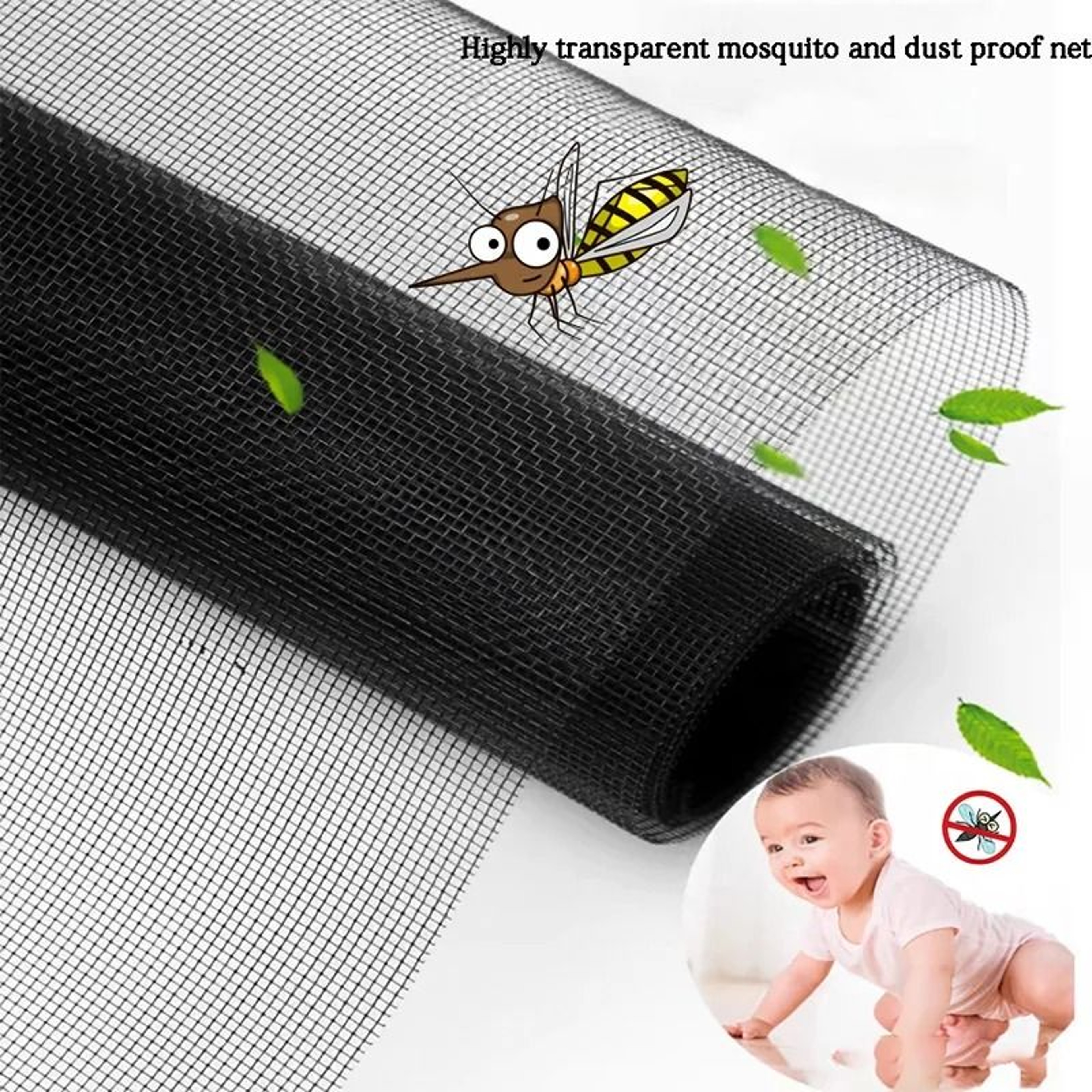 PP Nano Mesh DustProof Window Mosquito Screen Cloth 2