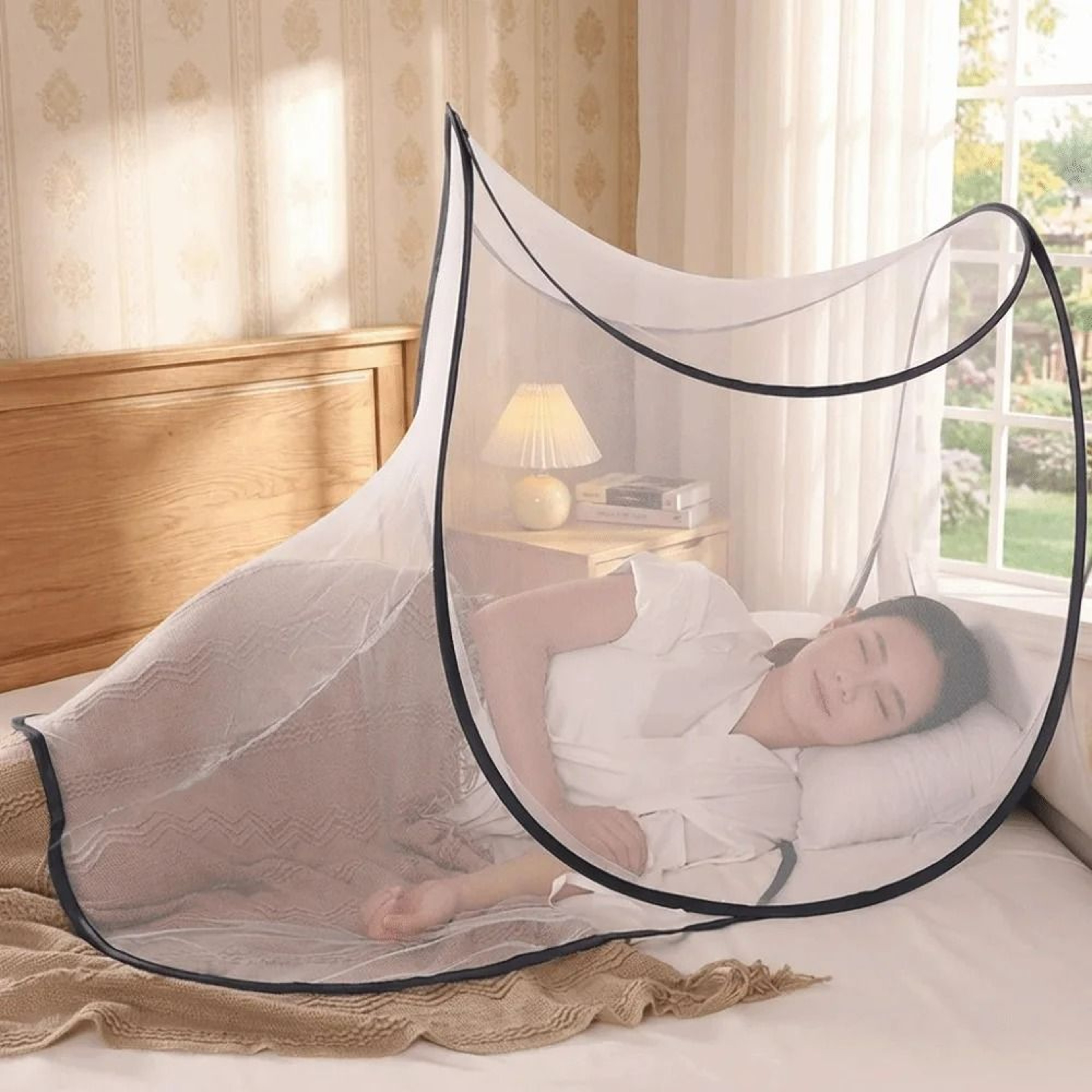 Foldable Head  Face Mosquito Net Shelter 1