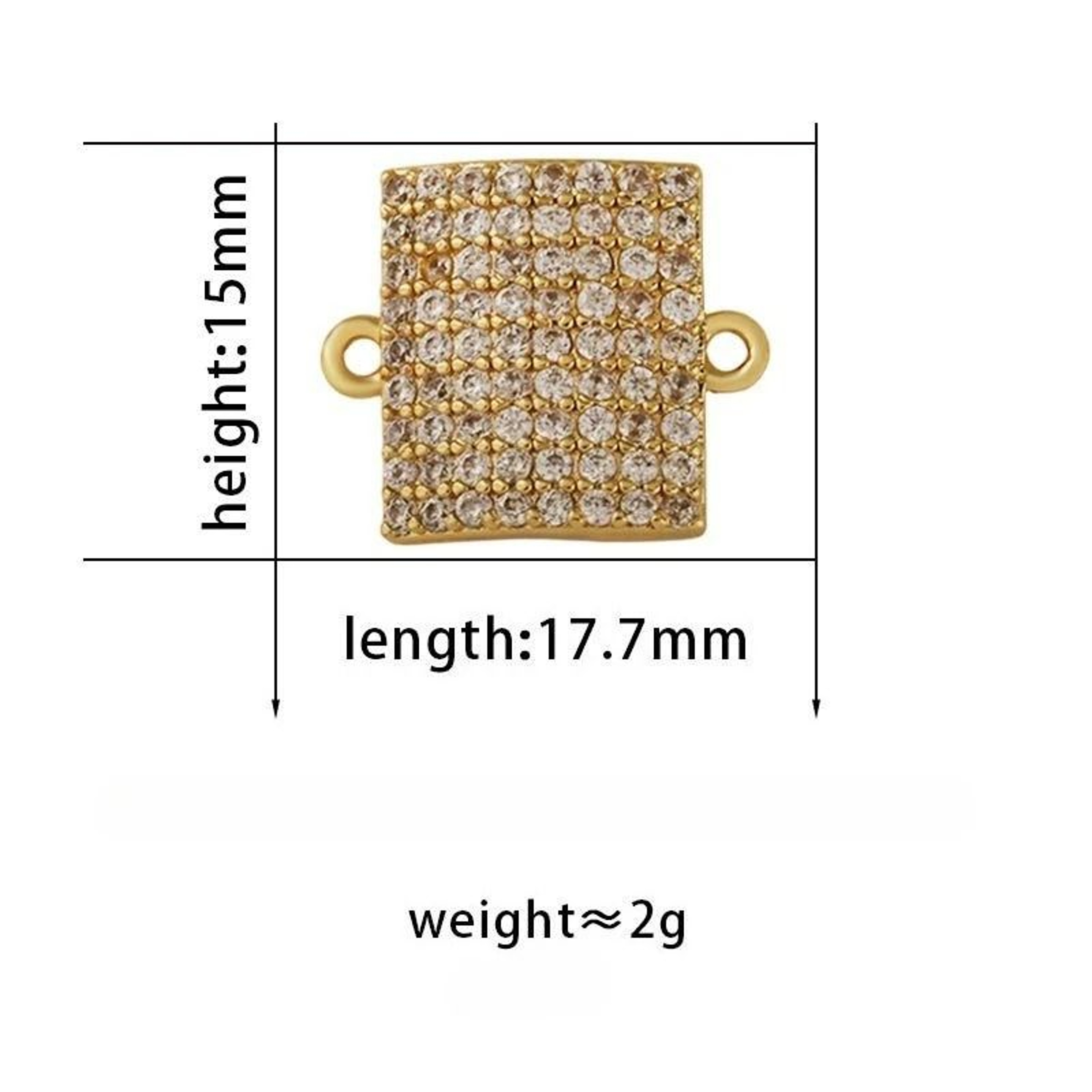 Palm Eye Devils Eye Rhinestone Connector Charms 13