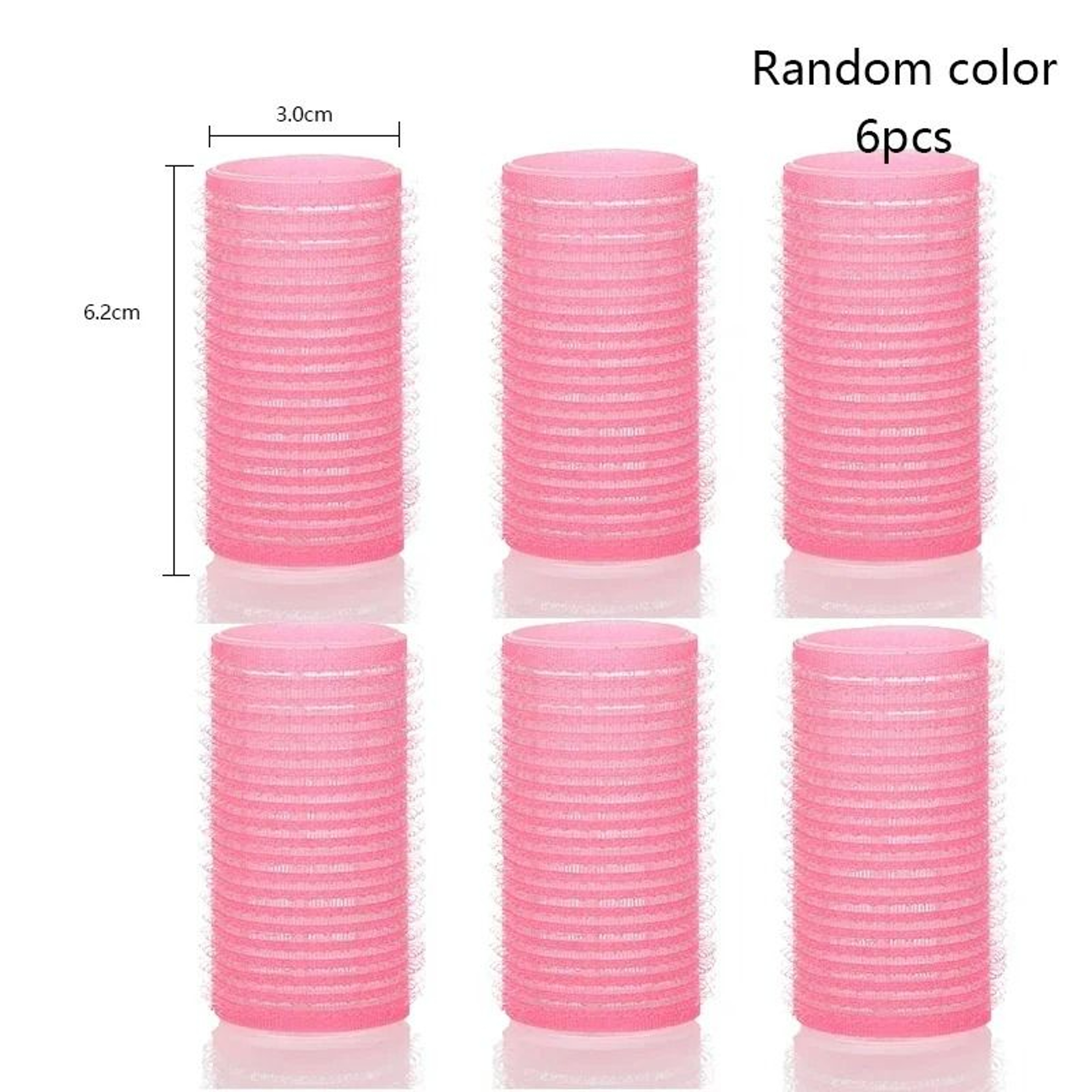 6Piece SelfGrip Heatless Hair Rollers 9