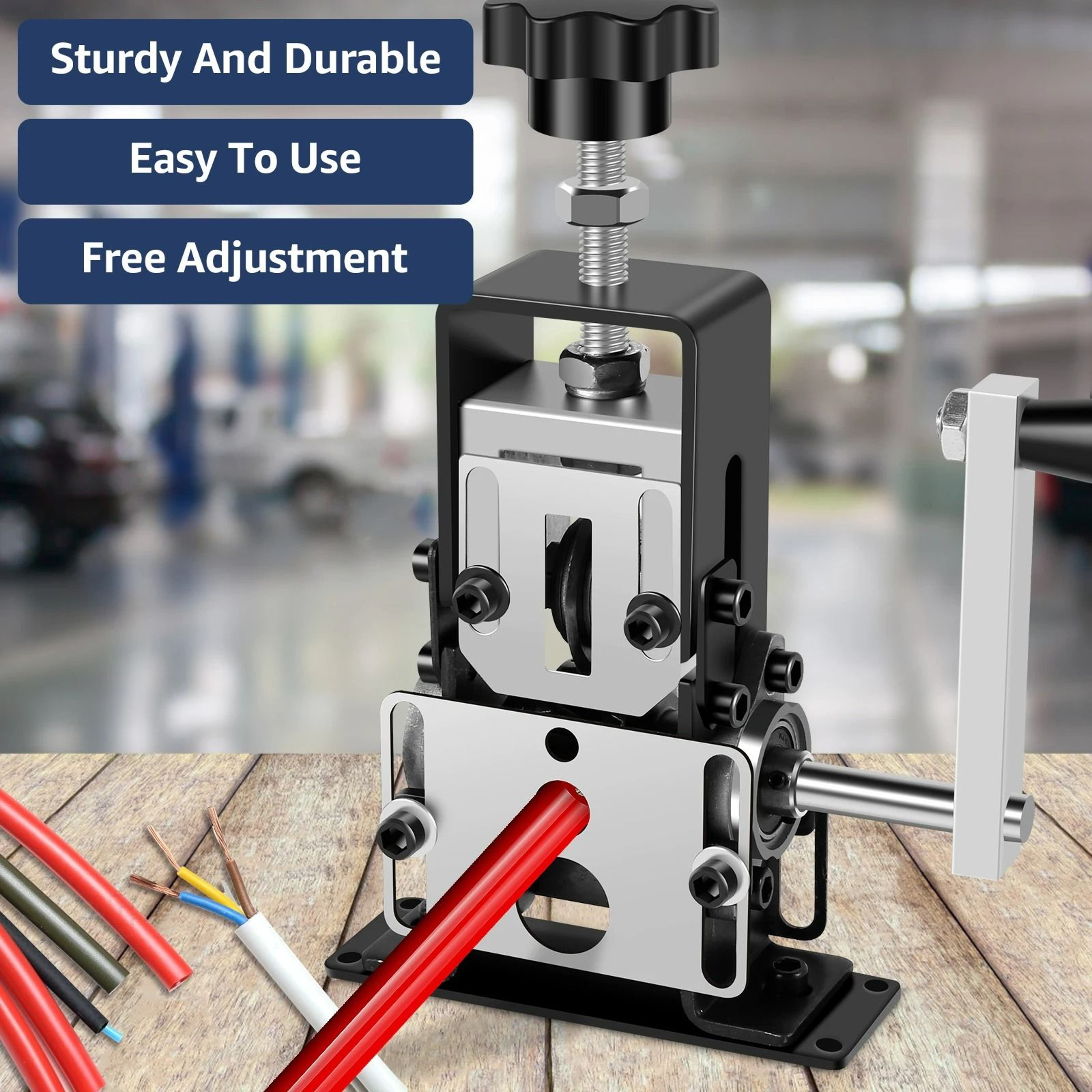 170mm Manual  DrillPowered Scrap Wire Stripper Tool 3