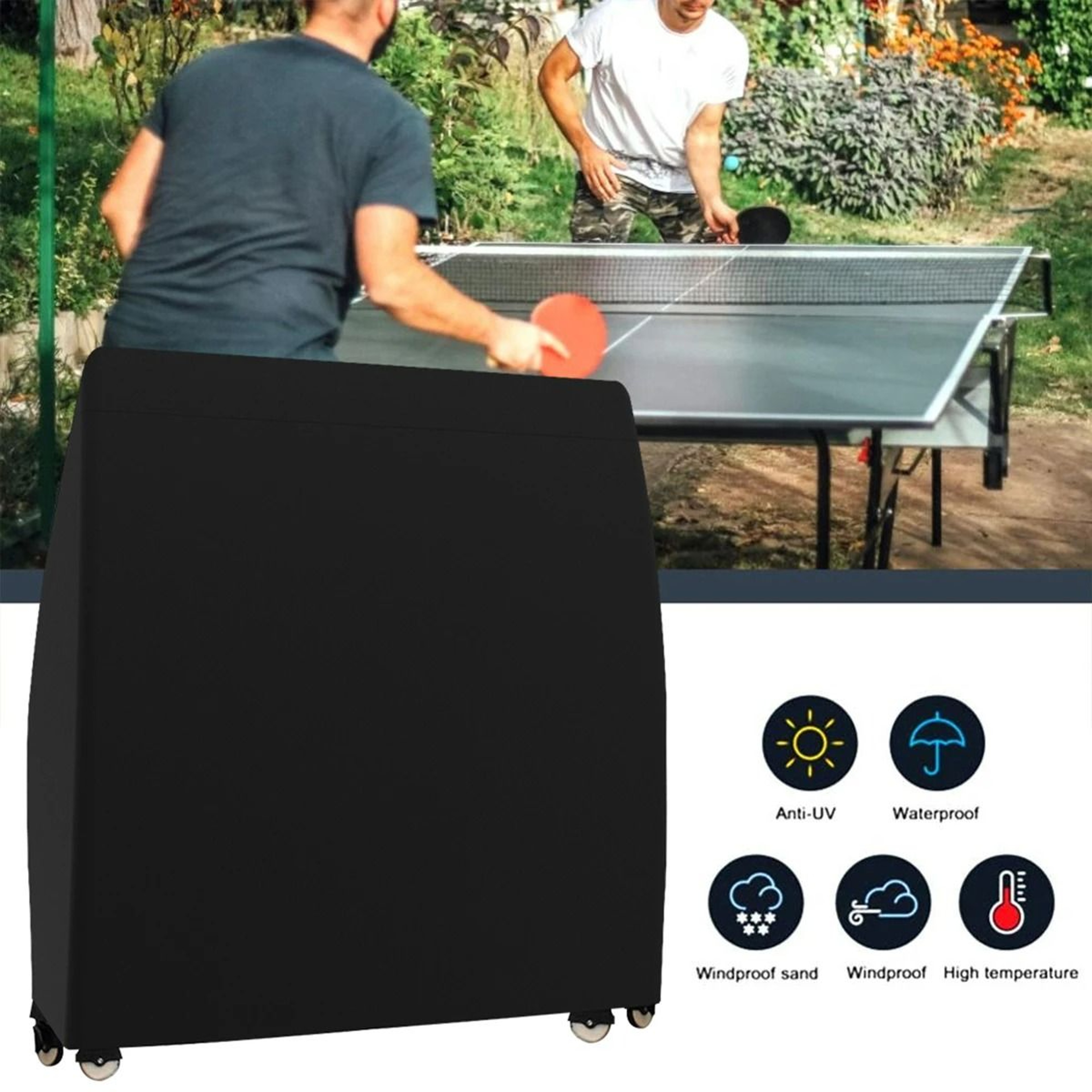 Waterproof HeavyDuty Table Tennis Table Cover 2