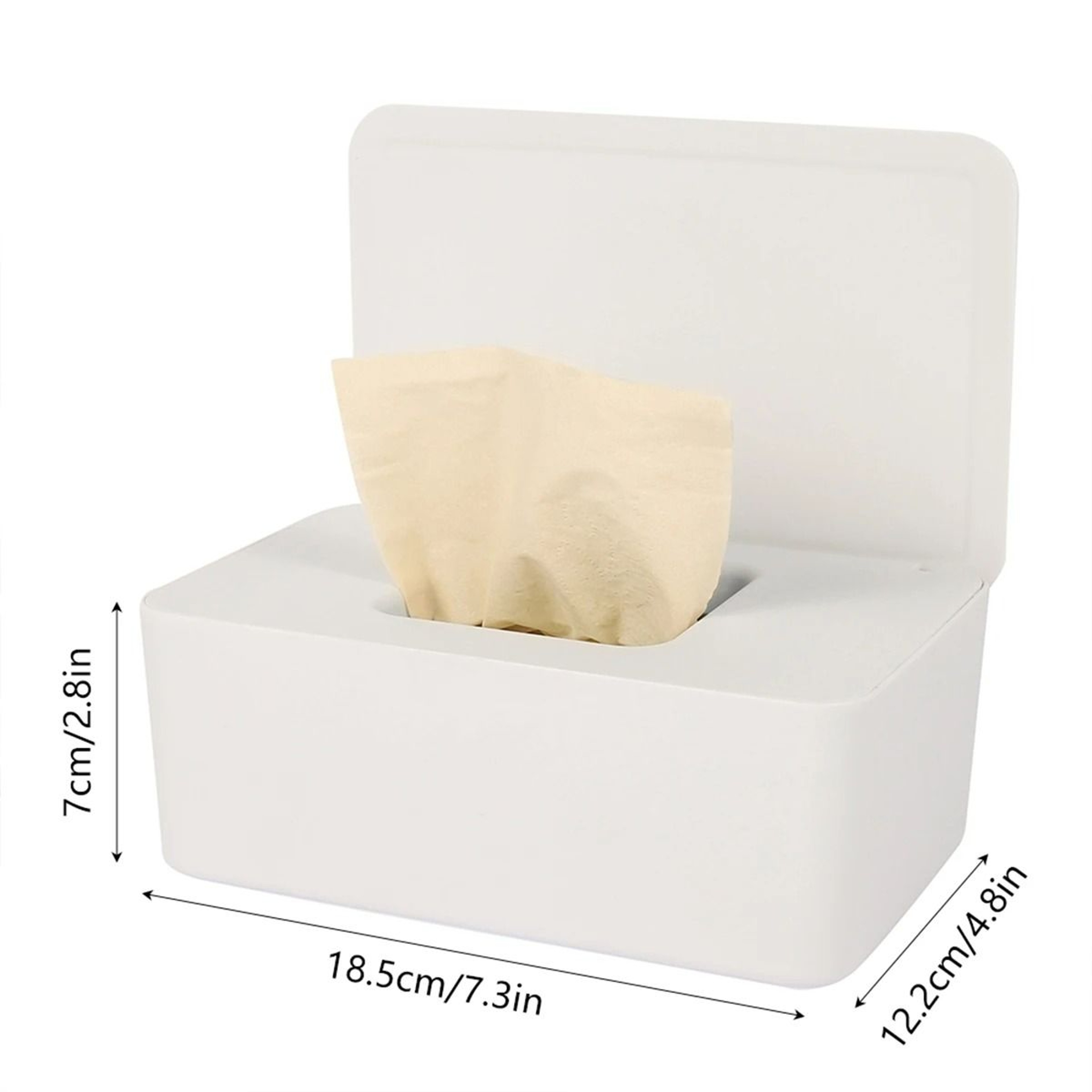 Dustproof Wet Wipes Dispenser Box With Lid 5