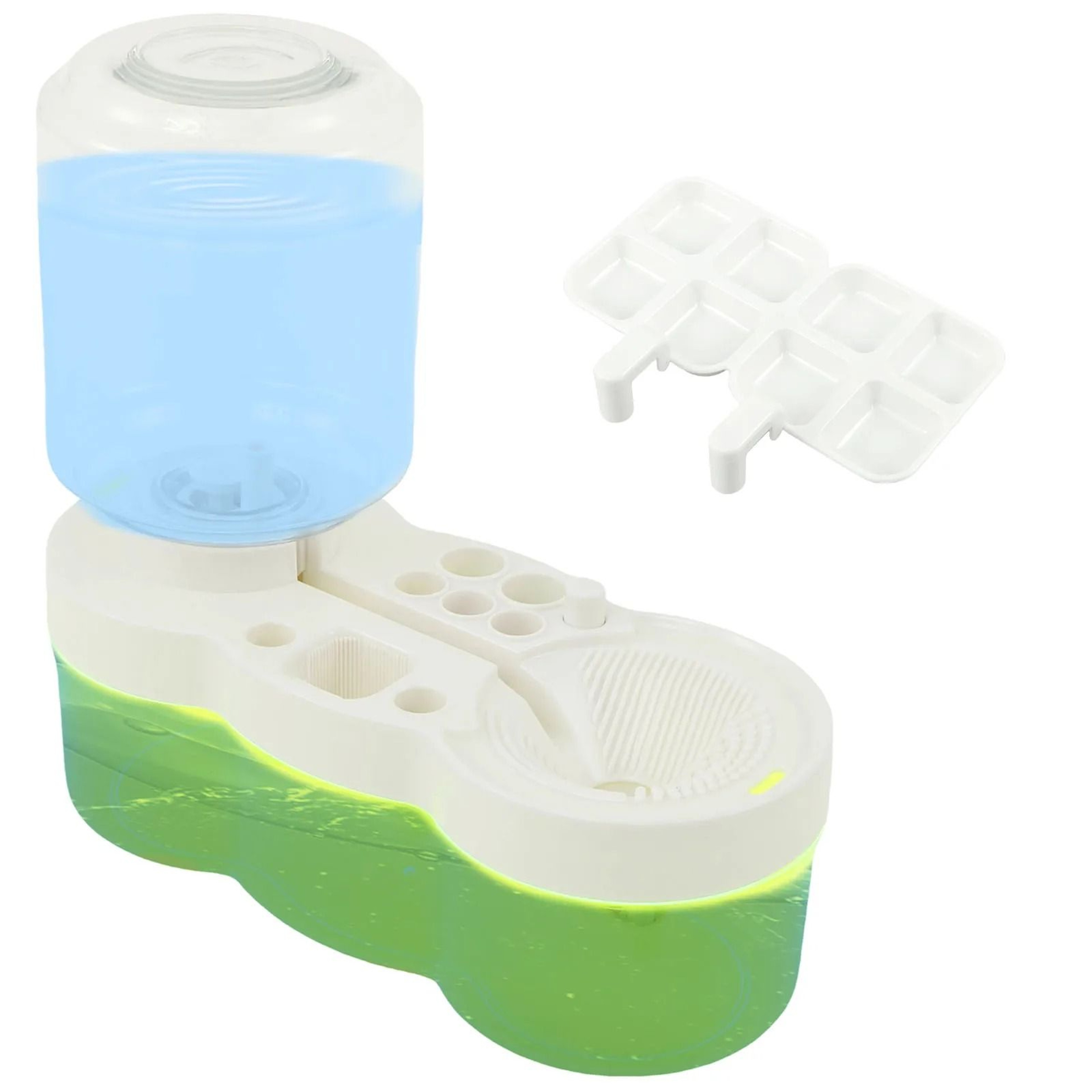 Paint Brush Washer With Automatic Water Recycling  Drain Button 10