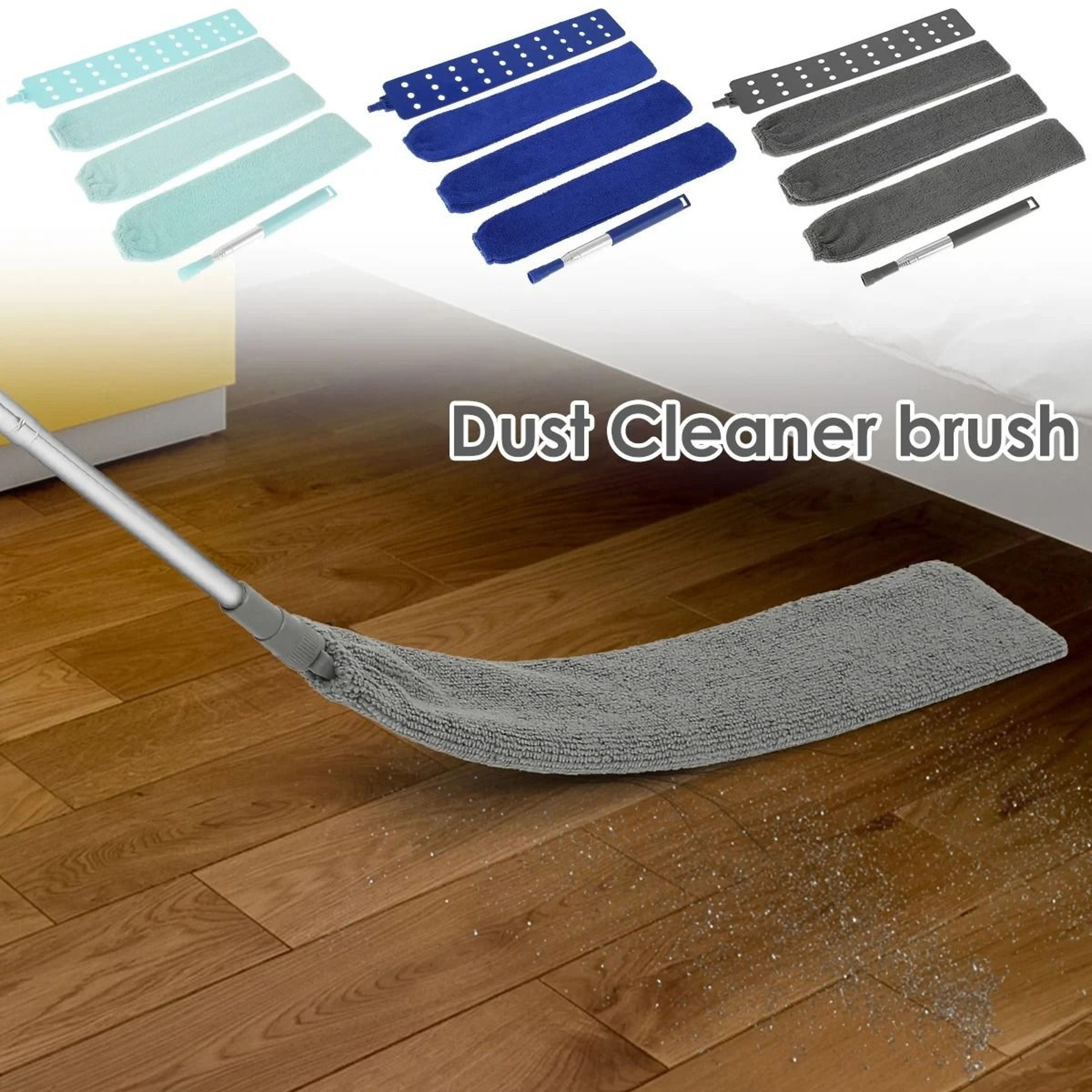 Flexible Long Flat Gap Duster With Extension Handle 2