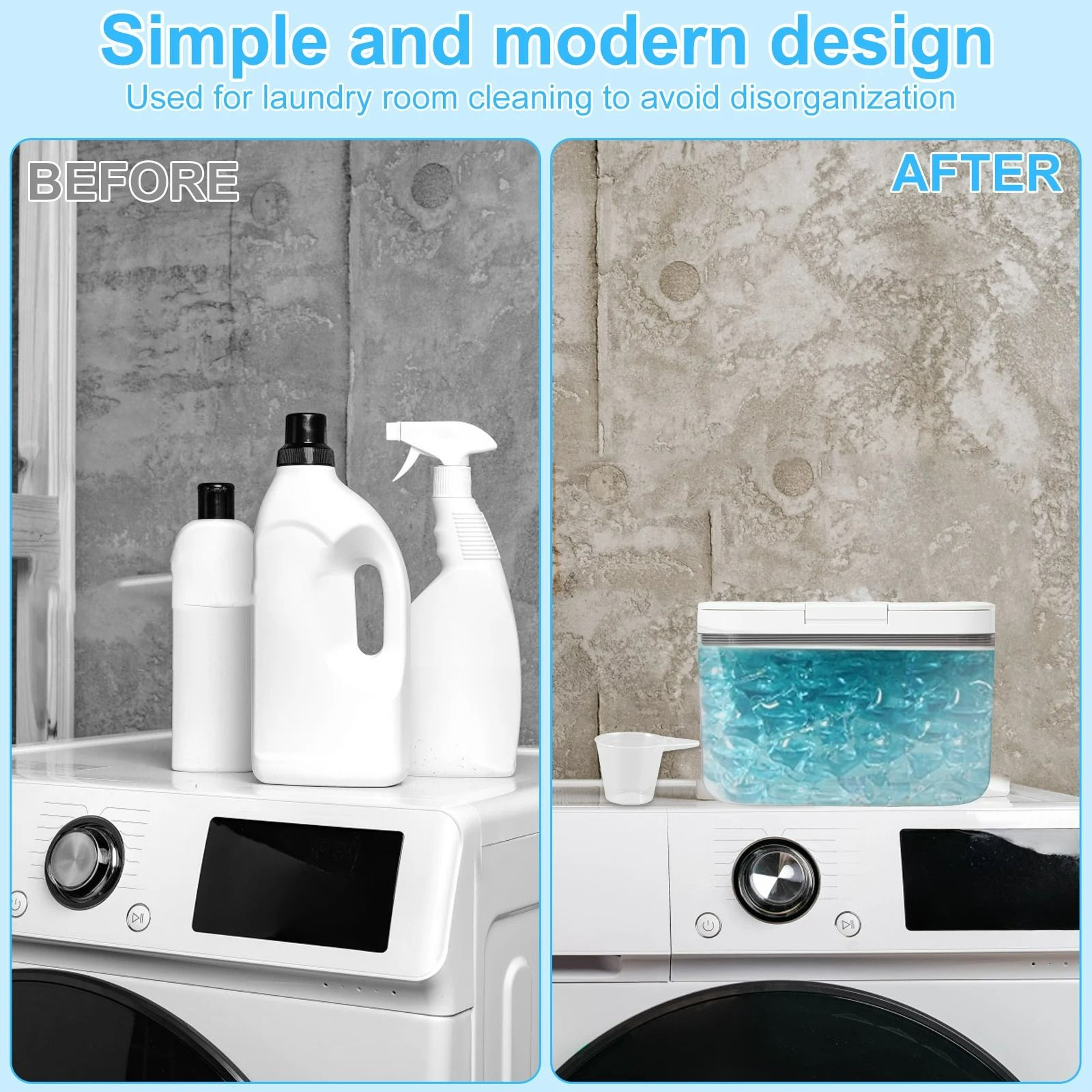 Automatic PopUp Laundry Pods  Dishwasher Pod Storage Box 2