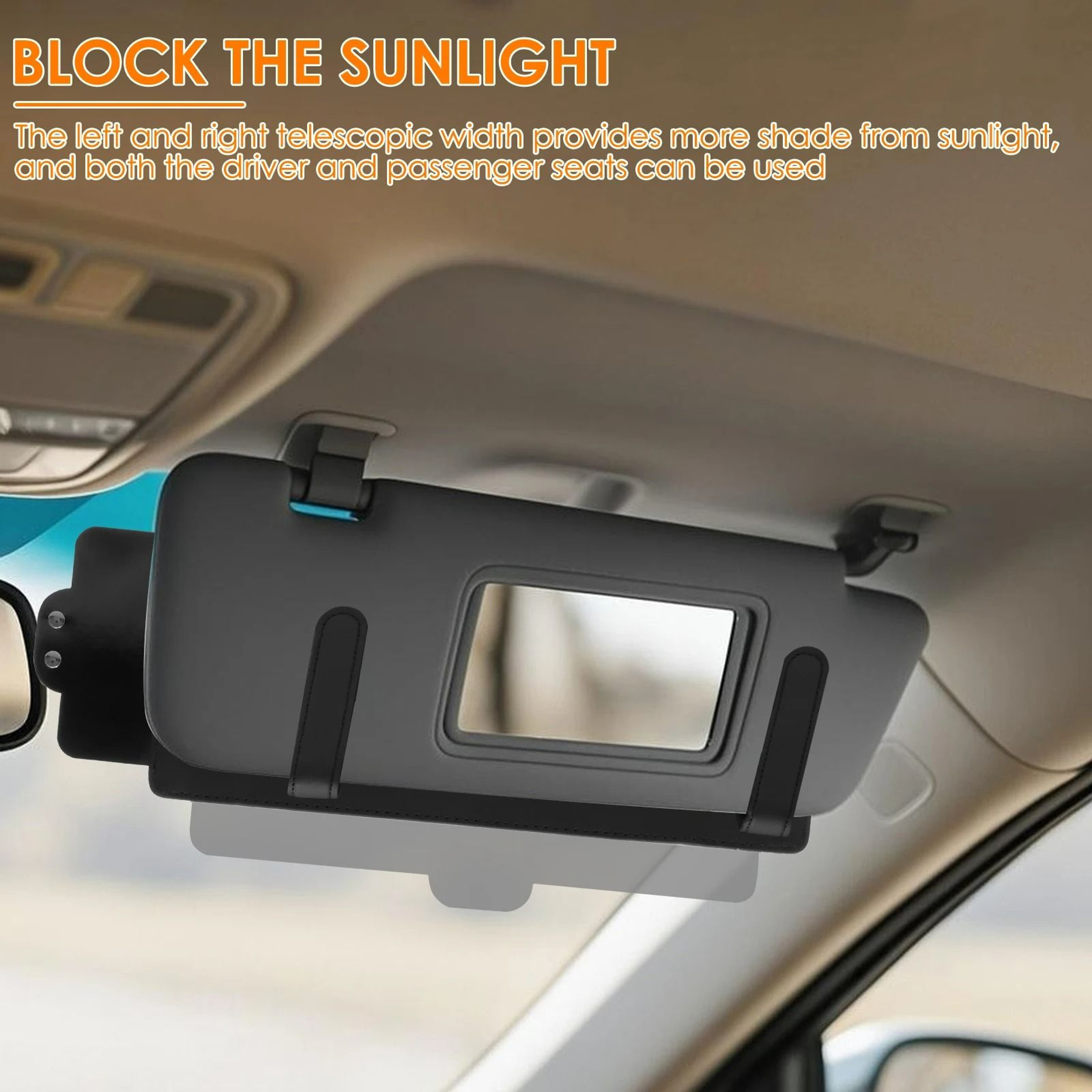 Universal Adjustable AntiGlare Car Visor Sun Extender 3