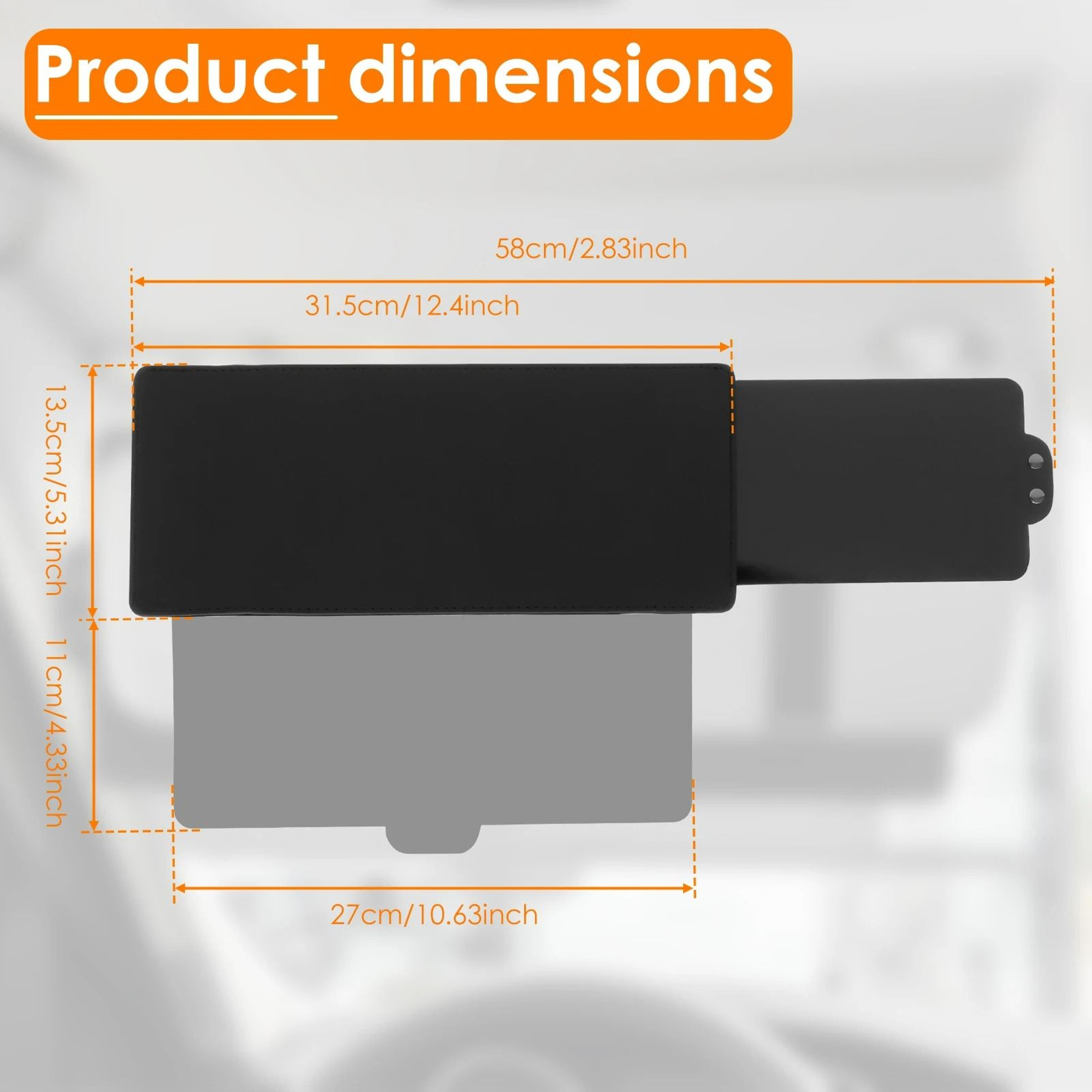 Universal Adjustable AntiGlare Car Visor Sun Extender 5