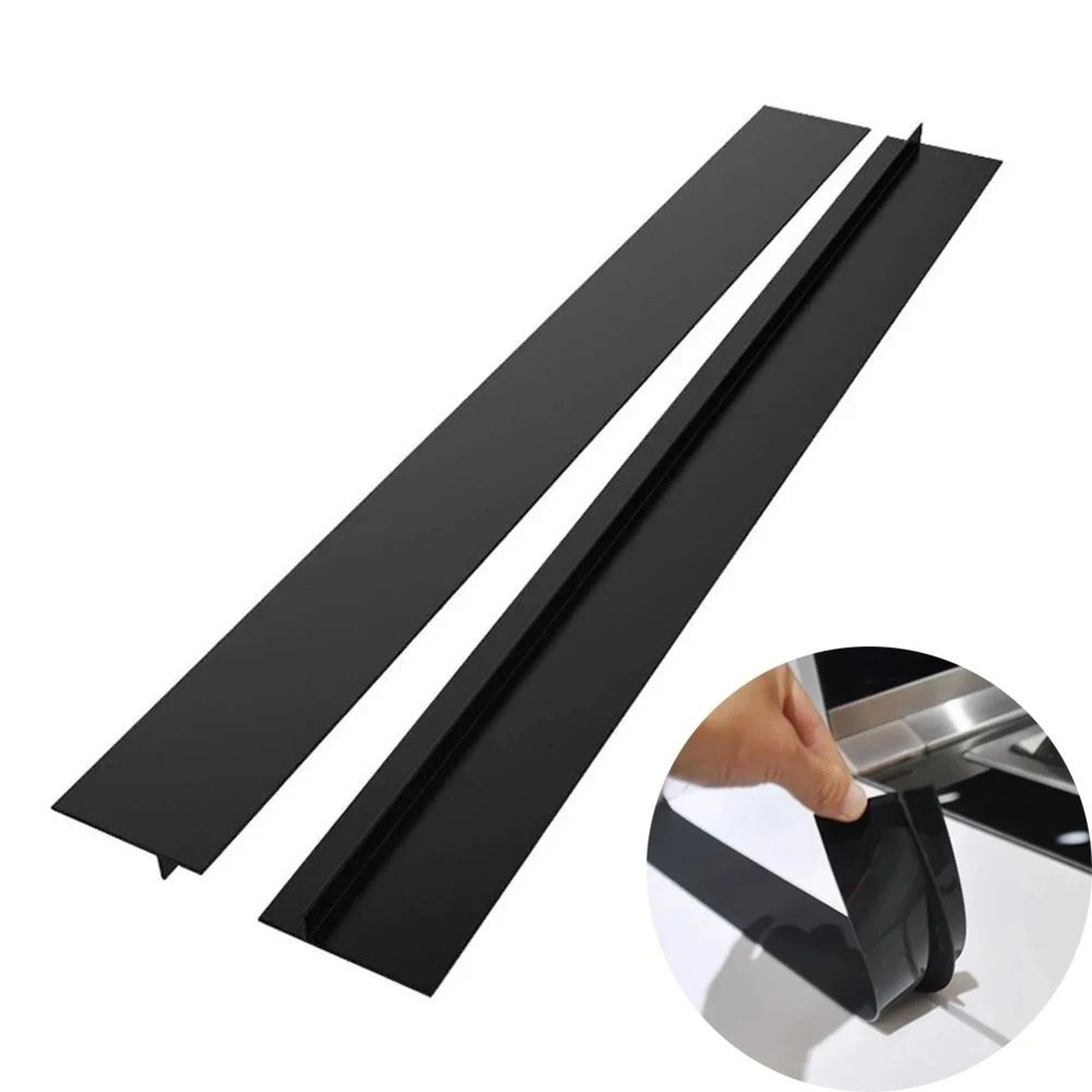 2Pack 25 In Silicone Stove Counter Gap Covers 0