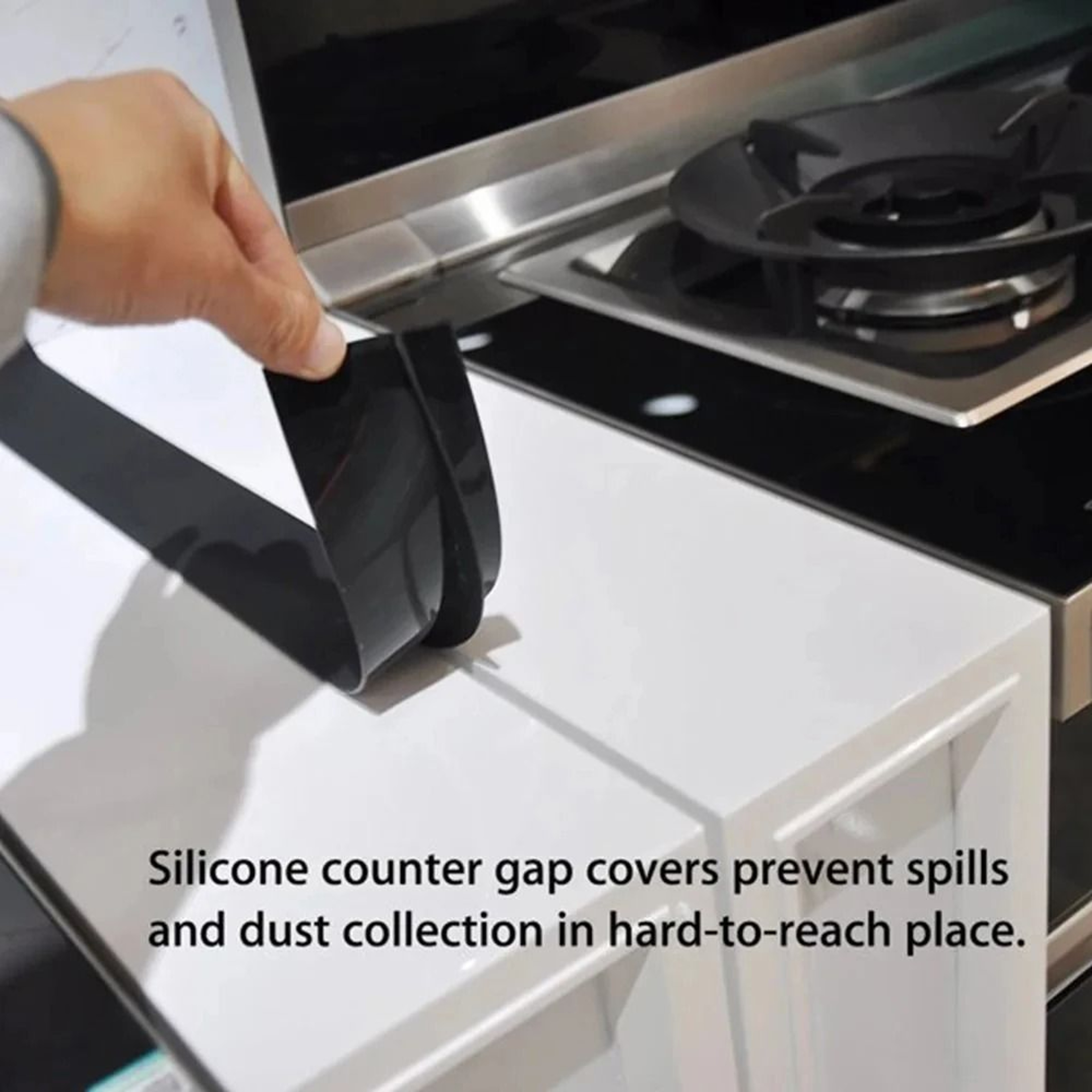 2Pack 25 In Silicone Stove Counter Gap Covers 3