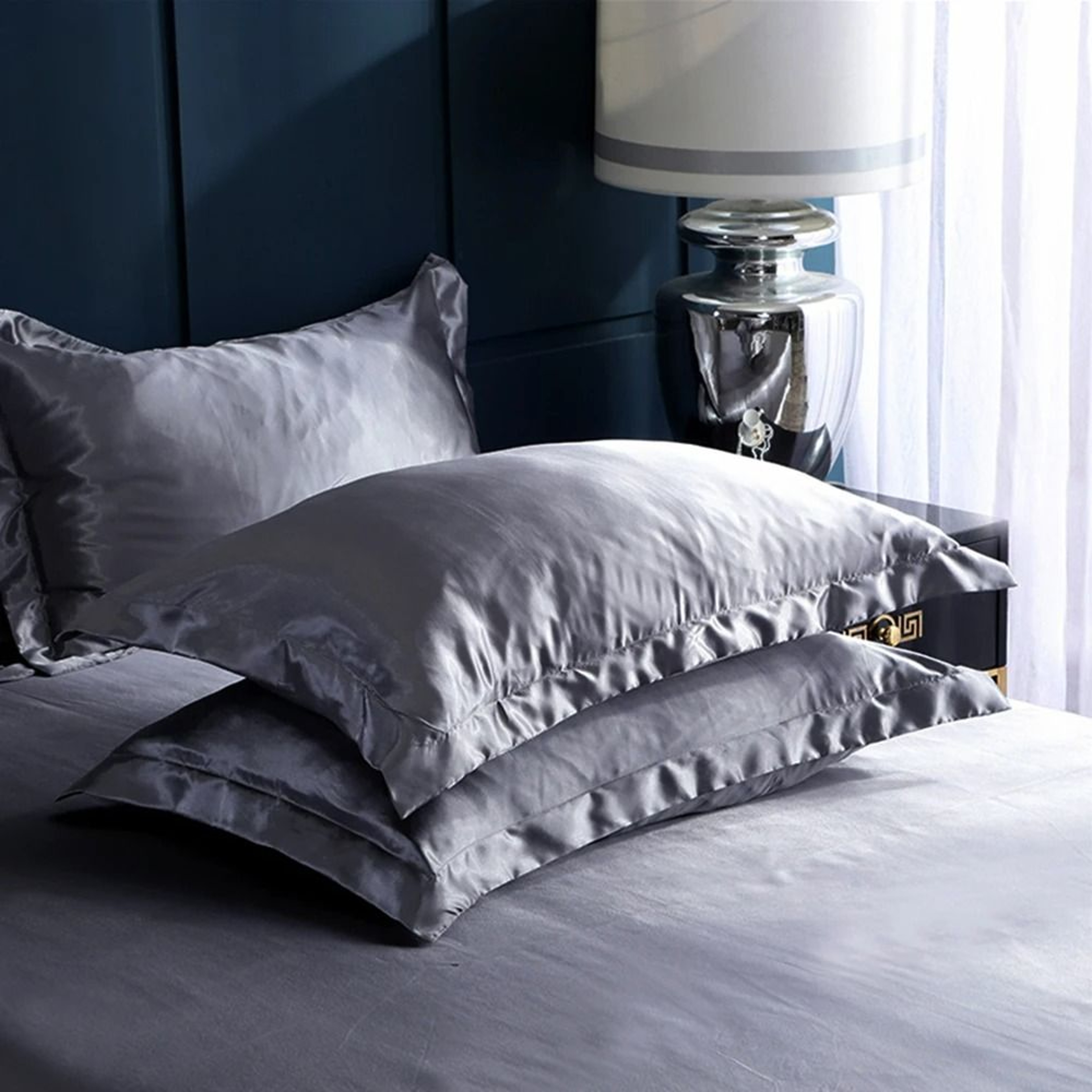 Silky Satin Beauty Breathable Pillowcase 5