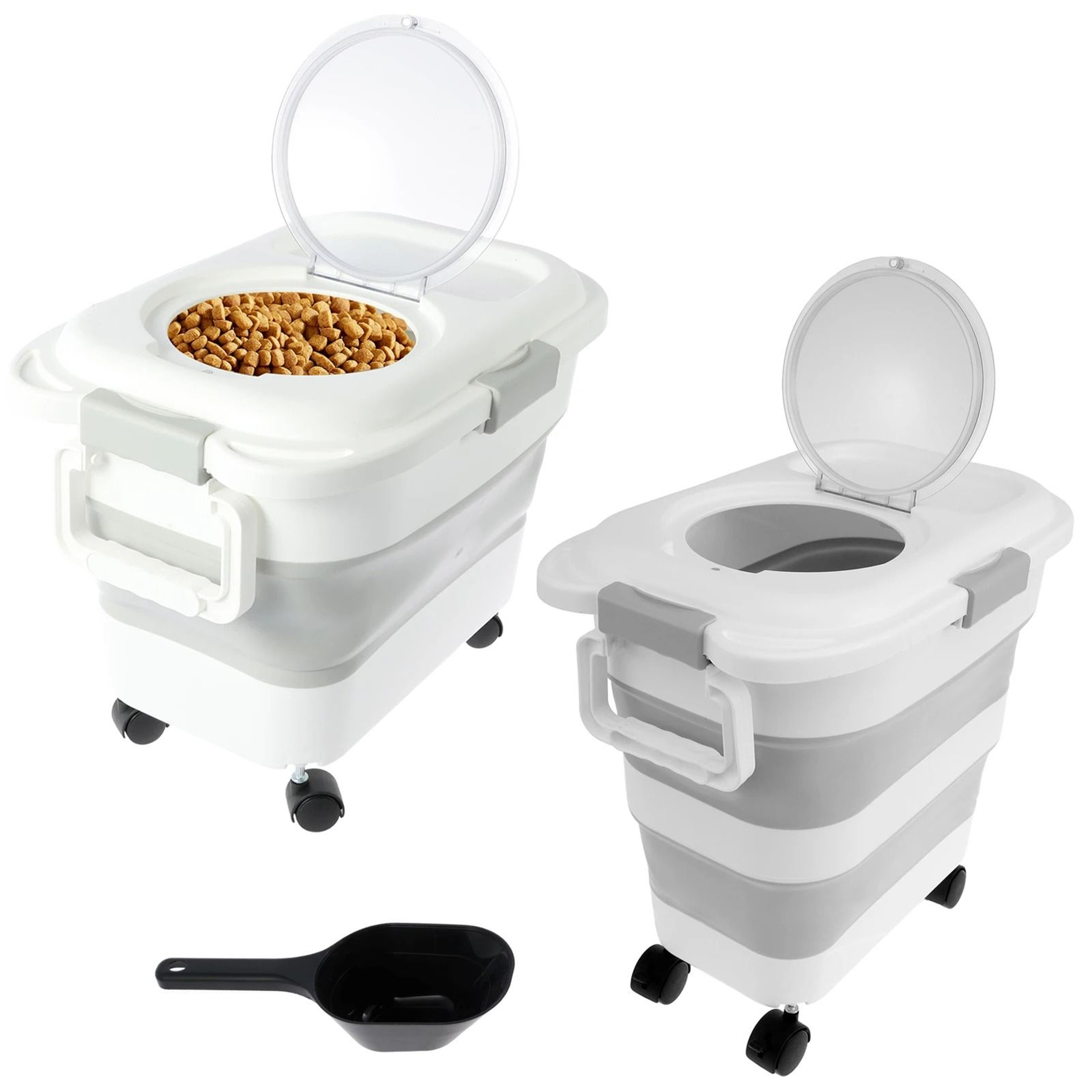 Collapsible Airtight Pet Food Storage Container 1