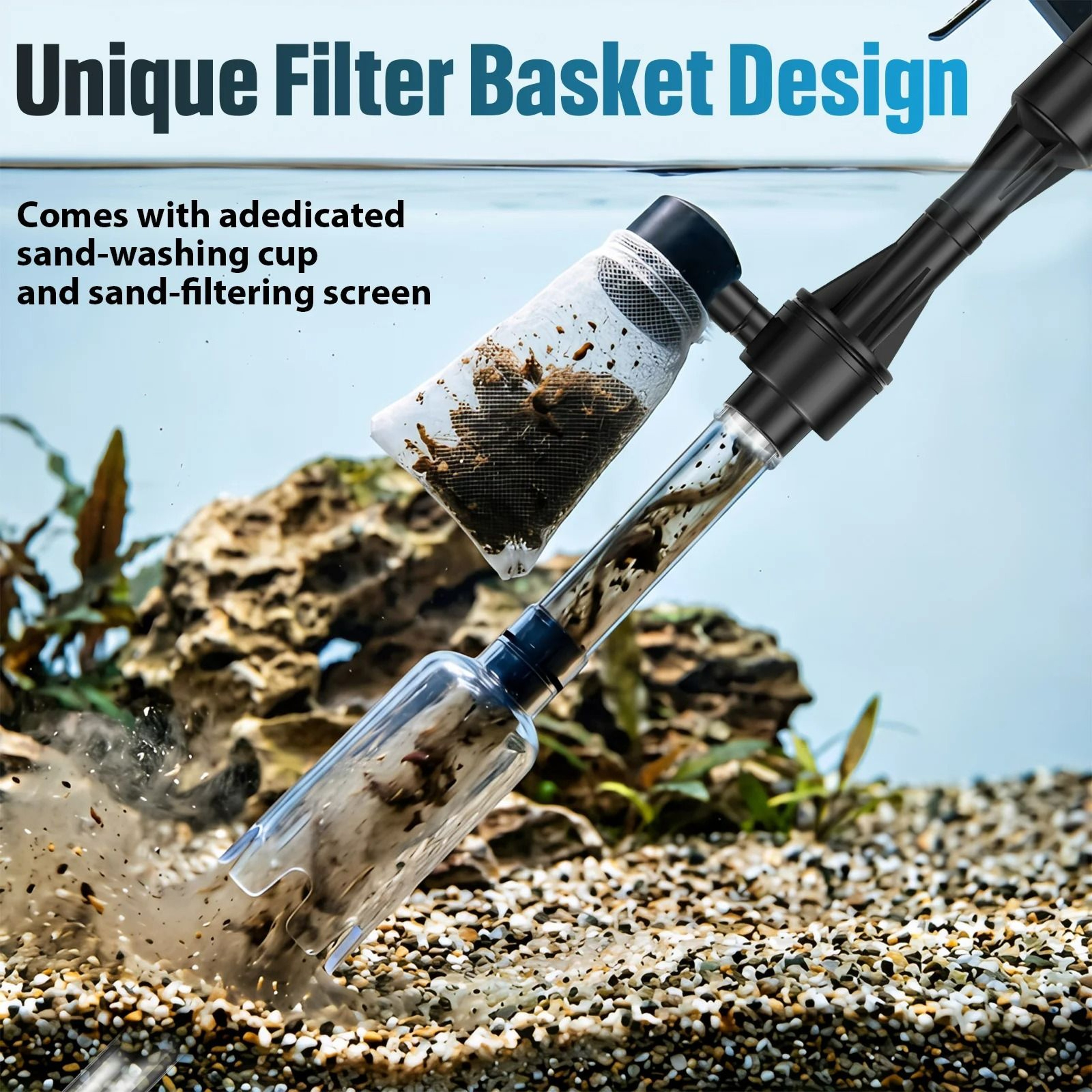 Electric Aquarium Gravel Cleaner  Automatic Water Changer 2